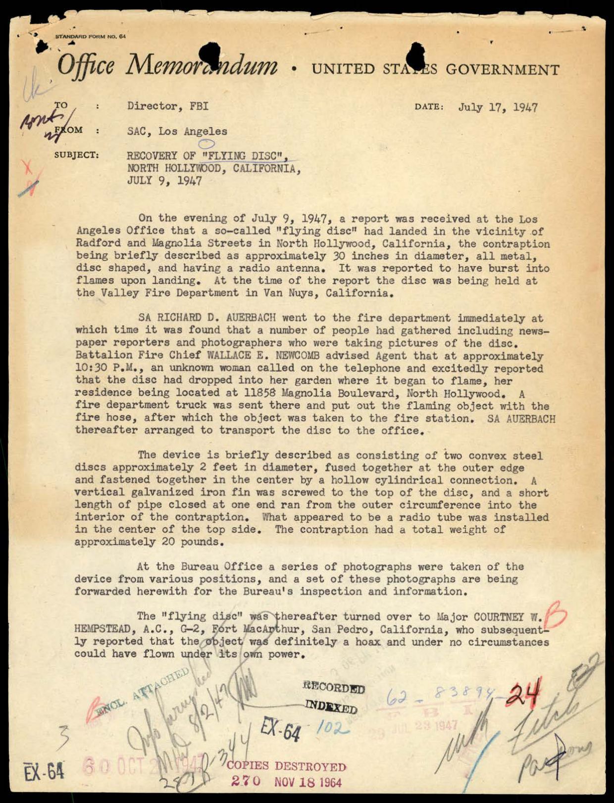 65 HS1-834228961 62-HQ-83894 Section 1 — page 94