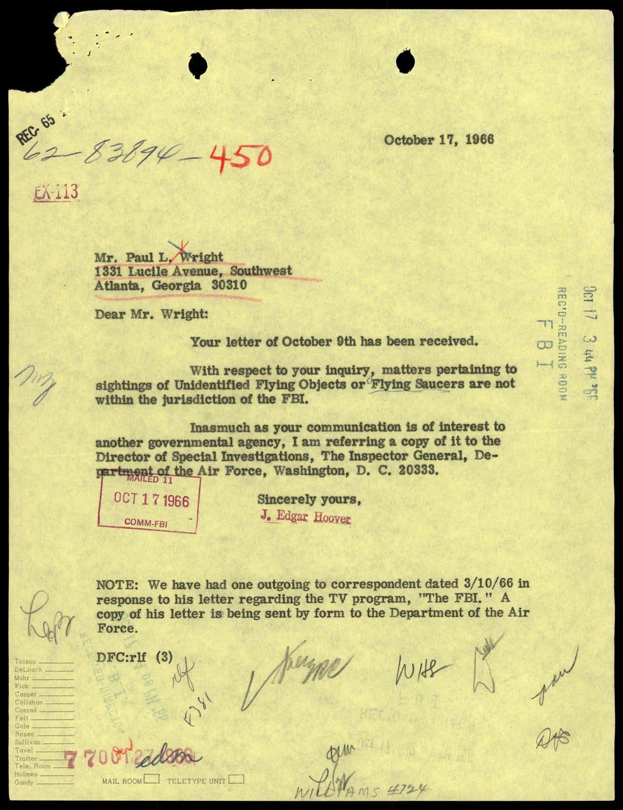 65 HS1-834228961 62-HQ-83894 Section 10 — page 20