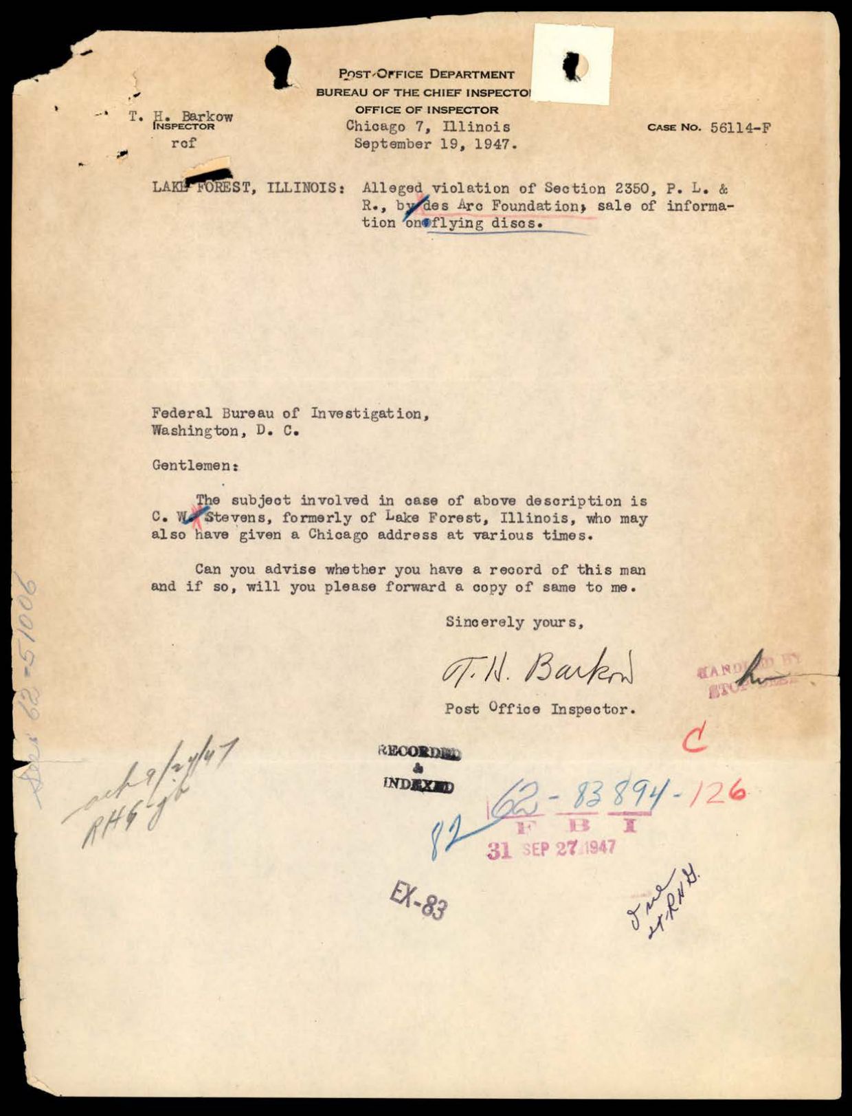 65 HS1-834228961 62-HQ-83894 Section 3 — page 174