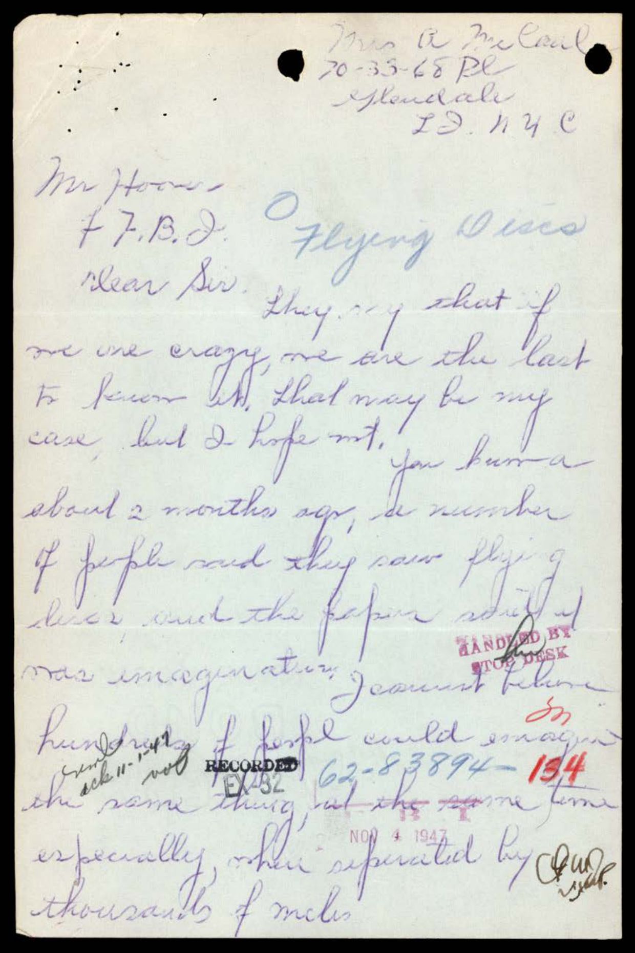 65 HS1-834228961 62-HQ-83894 Section 4 — page 9