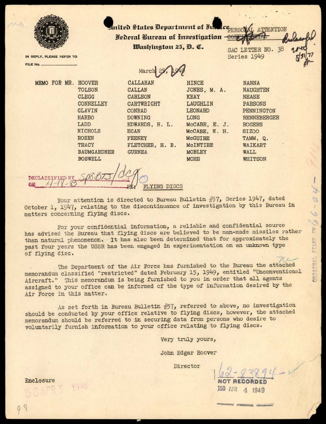 65 HS1-834228961 62-HQ-83894 Section 4 — page 125