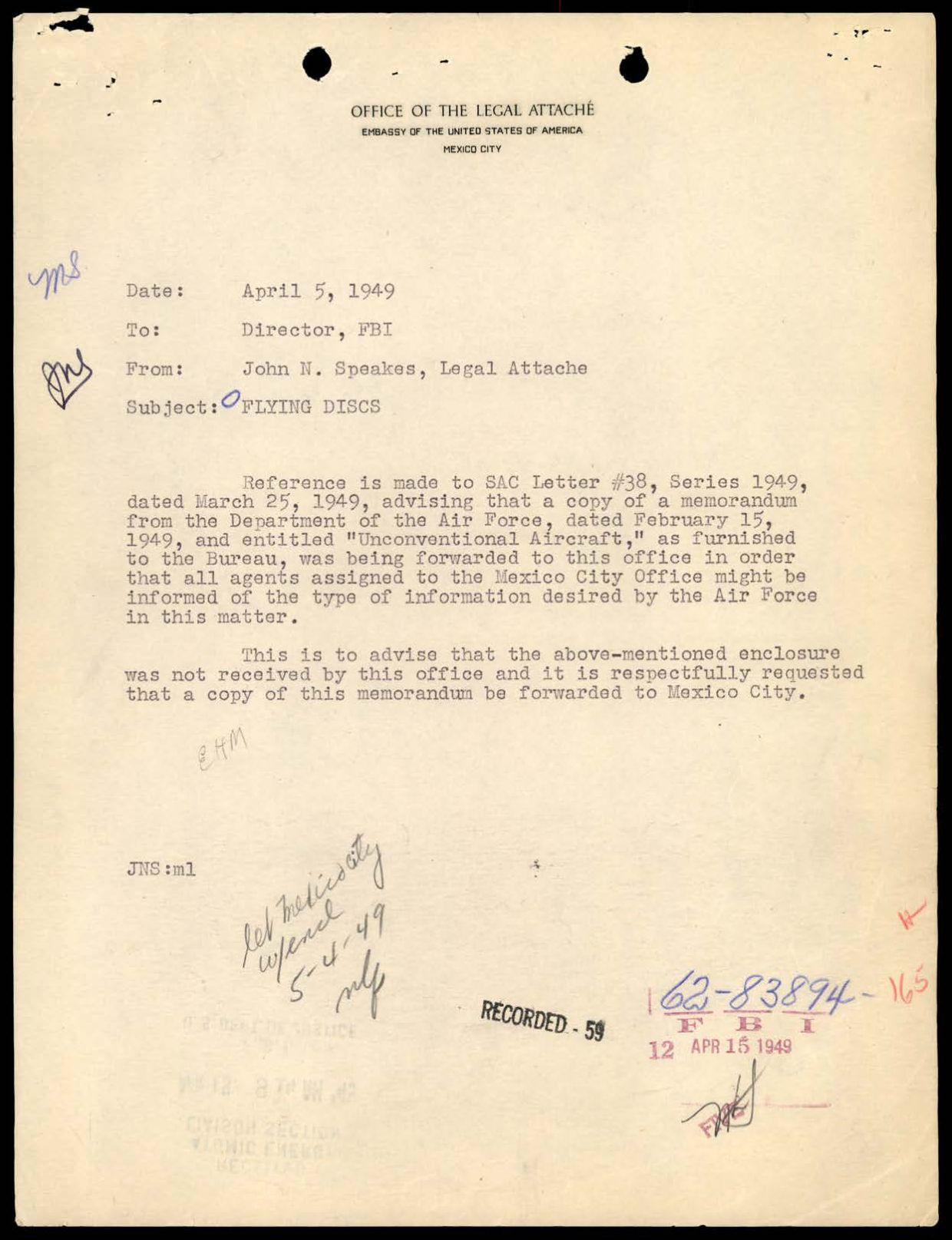 65 HS1-834228961 62-HQ-83894 Section 4 — page 131