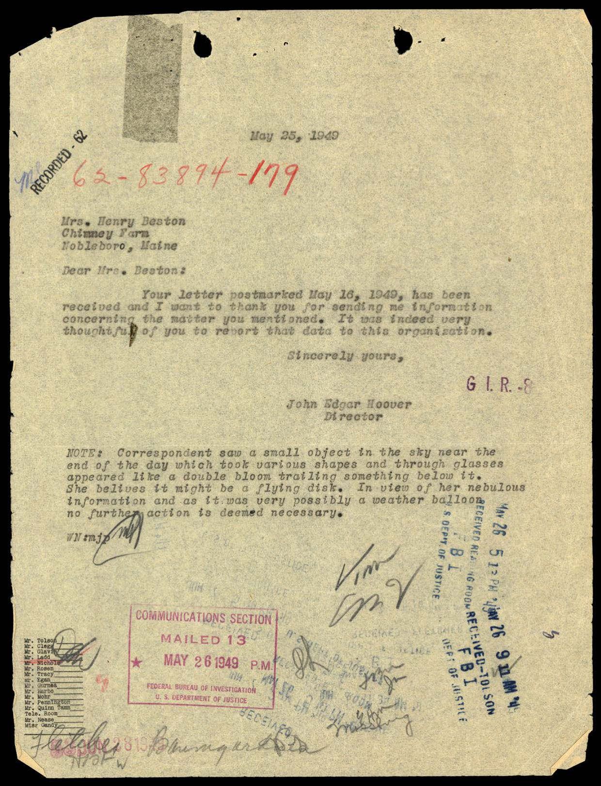 65 HS1-834228961 62-HQ-83894 Section 4 — page 189