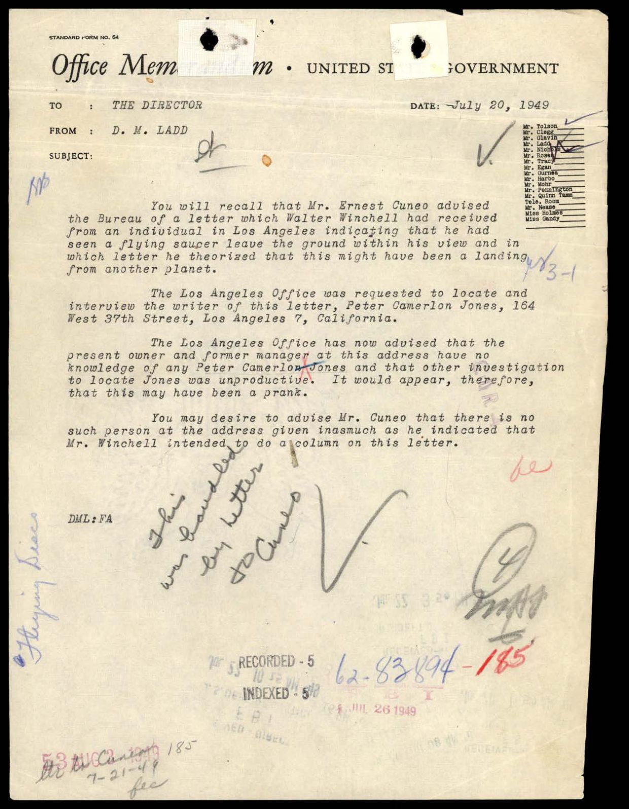 65 HS1-834228961 62-HQ-83894 Section 4 — page 213