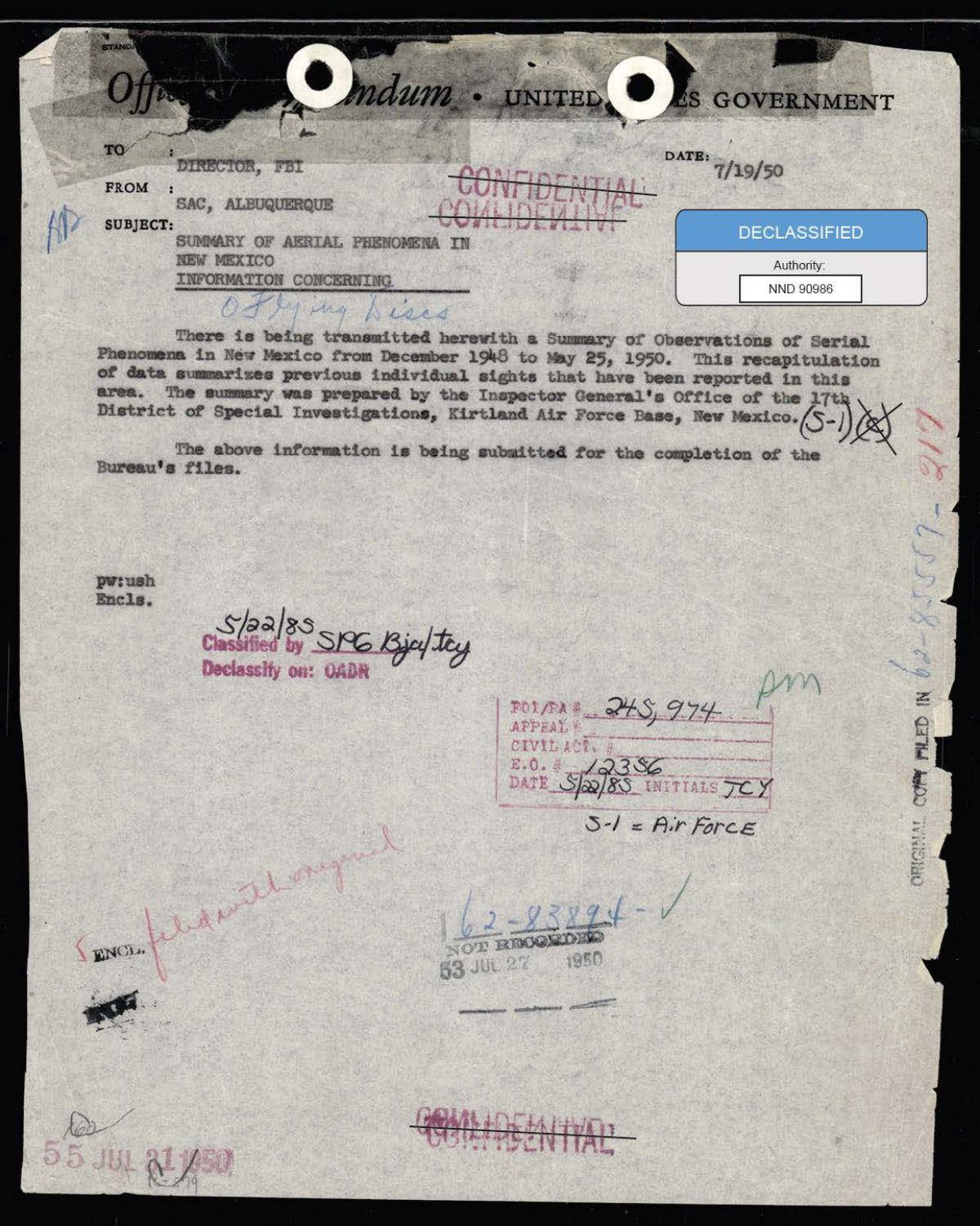 65 HS1-834228961 62-HQ-83894 Section 5 — page 164