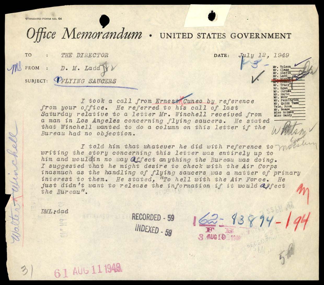 65 HS1-834228961 62-HQ-83894 Section 5 — page 19