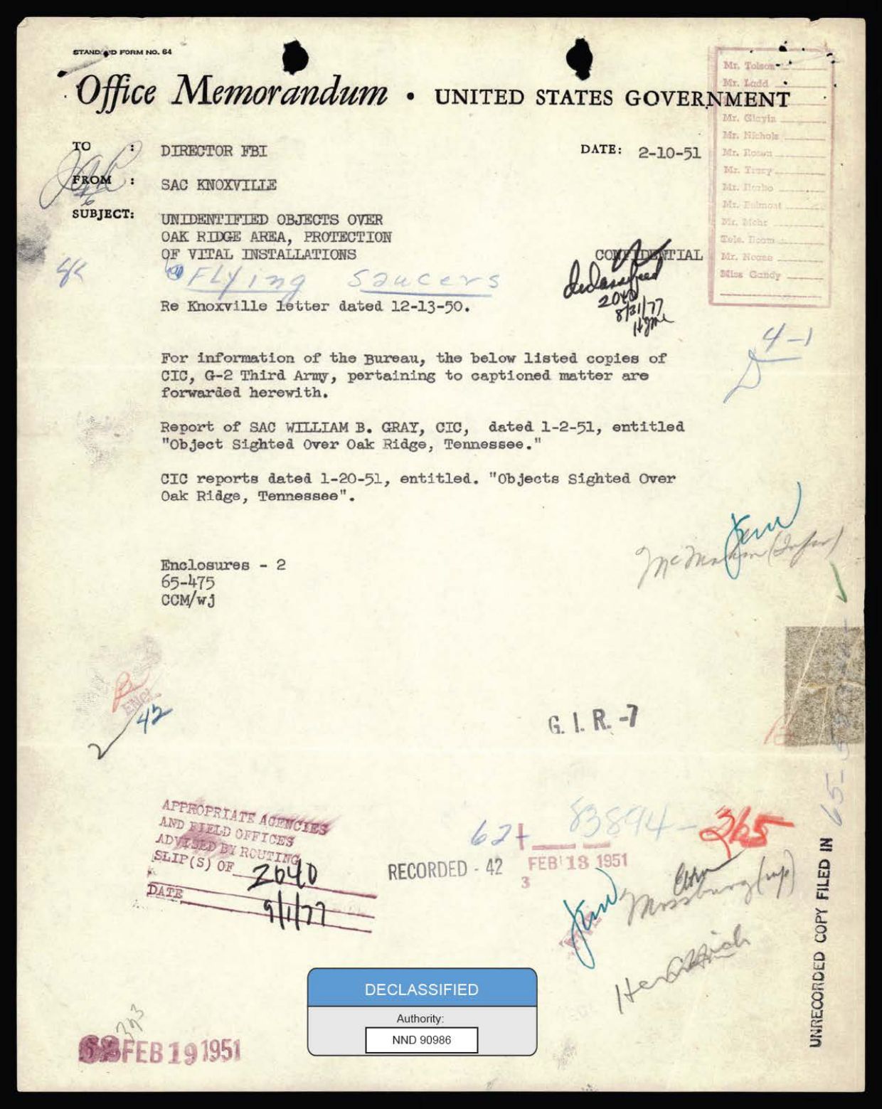 65 HS1-834228961 62-HQ-83894 Section 6 — page 100