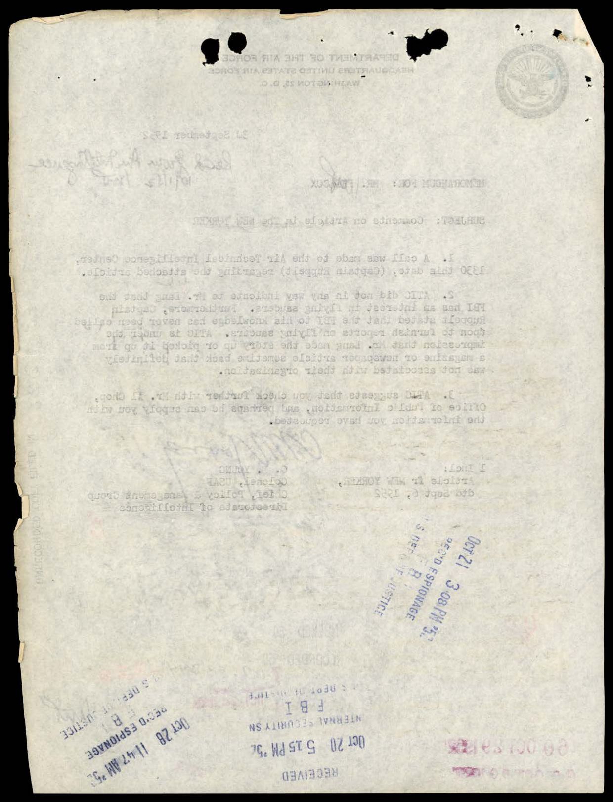 65 HS1-834228961 62-HQ-83894 Section 7 — page 70