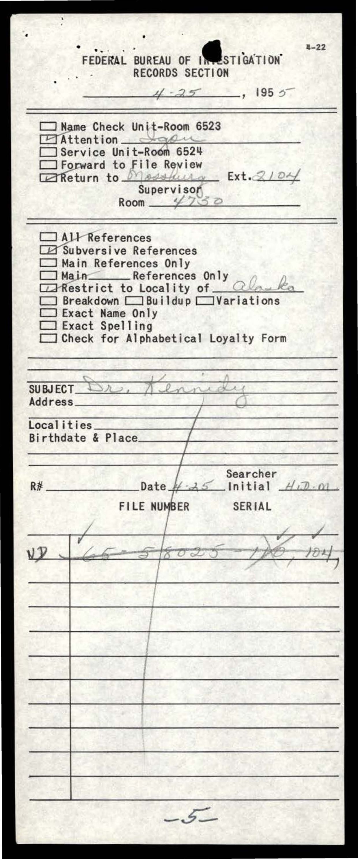 65 HS1-834228961 62-HQ-83894 Section 8 — page 108