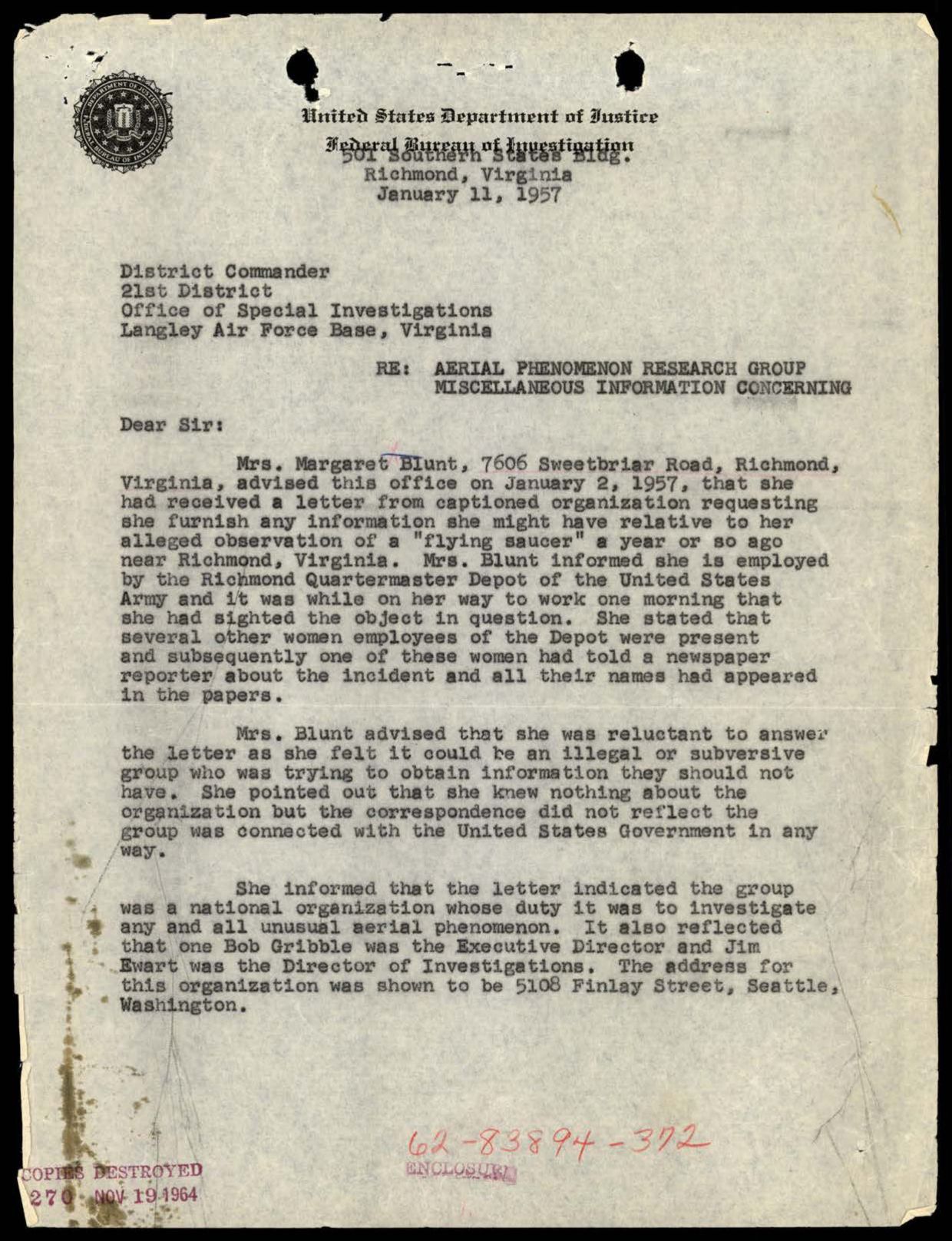 65 HS1-834228961 62-HQ-83894 Section 8 — page 167