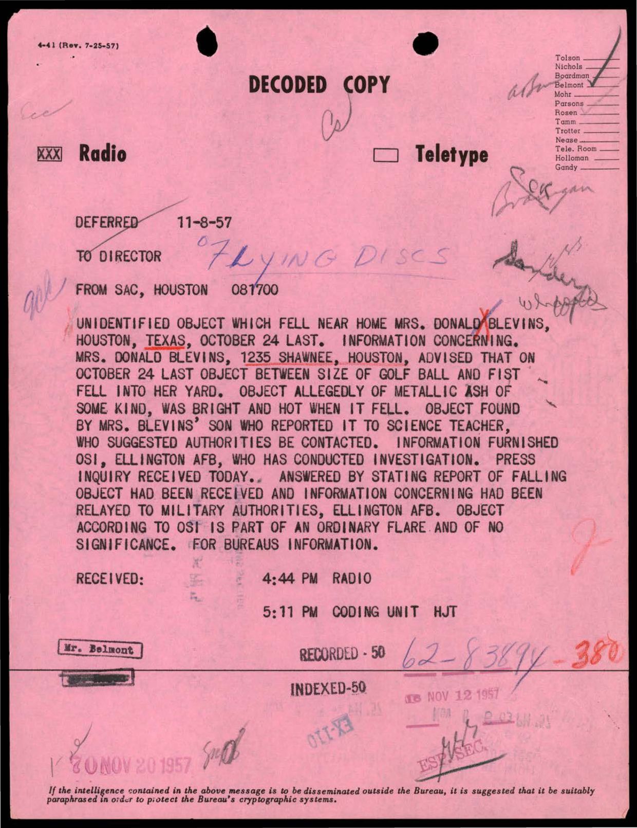 65 HS1-834228961 62-HQ-83894 Section 8 — page 199