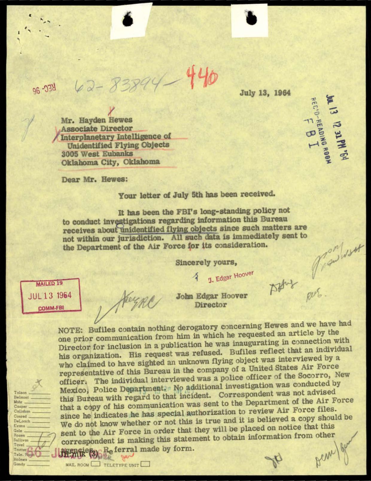 65 HS1-834228961 62-HQ-83894 Section 9 — page 250