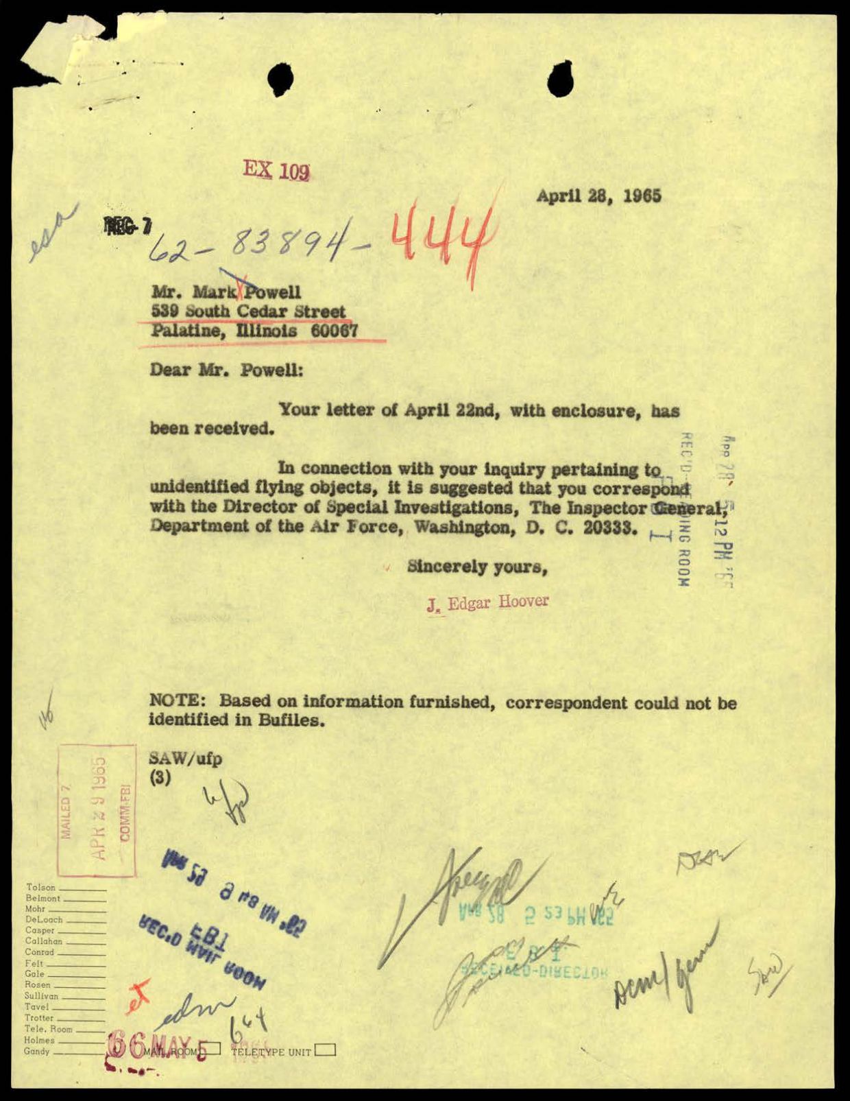 65 HS1-834228961 62-HQ-83894 Section 9 — page 271