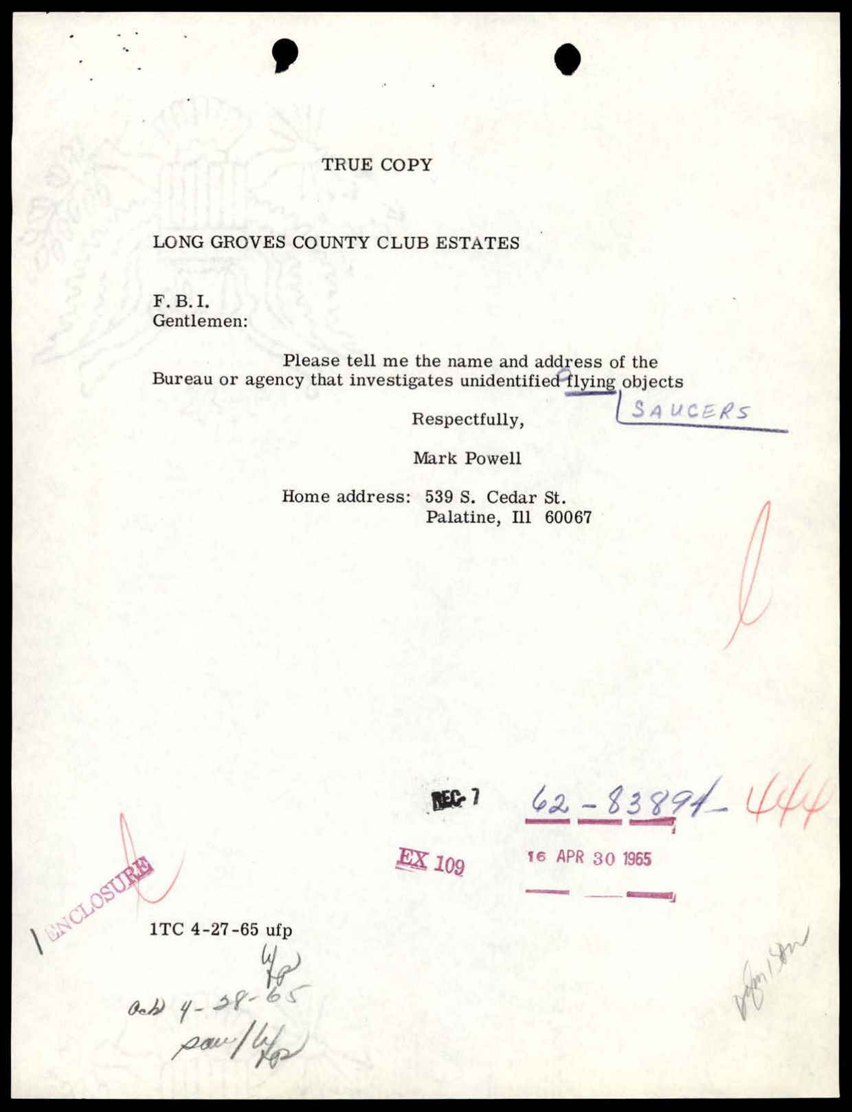 65 HS1-834228961 62-HQ-83894 Section 9 — page 273