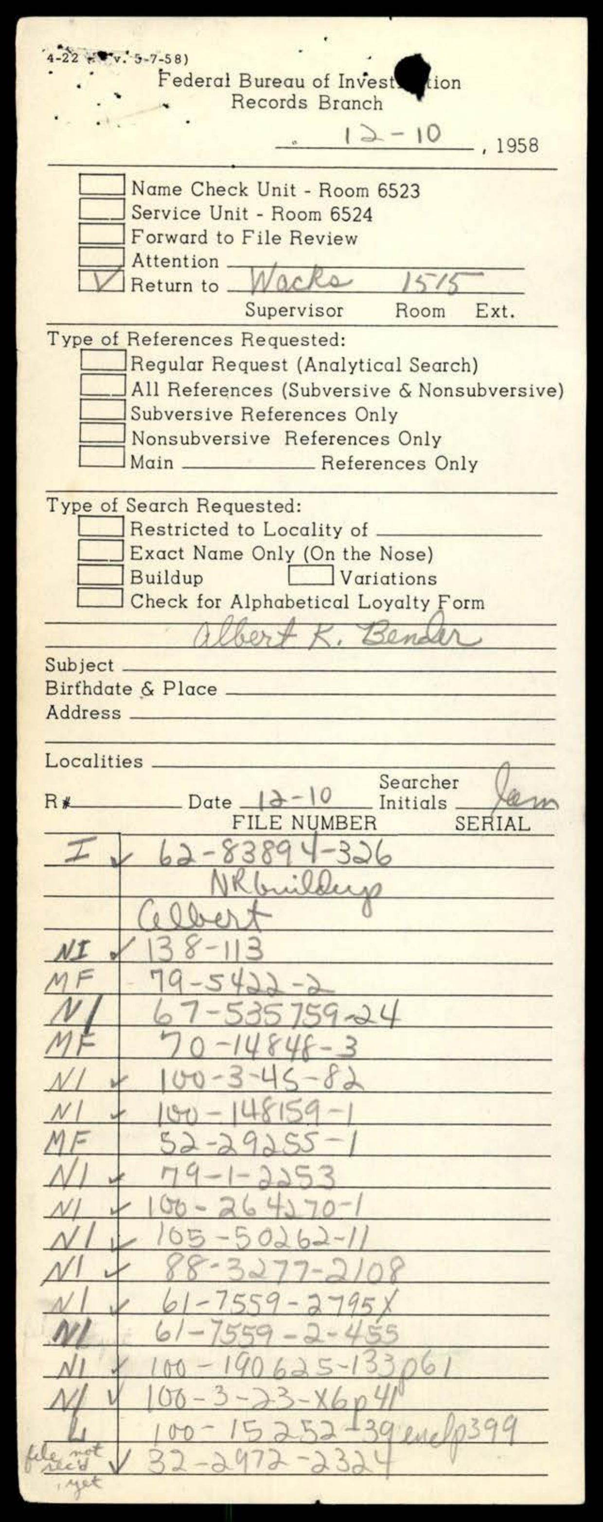 65 HS1-834228961 62-HQ-83894 Section 9 — page 64