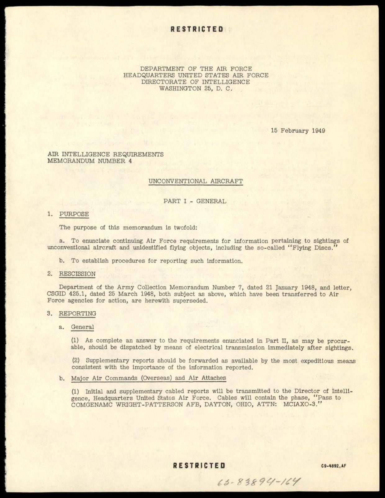 65 HS1-834228961 62-HQ-83894 Serial 164 — page 58