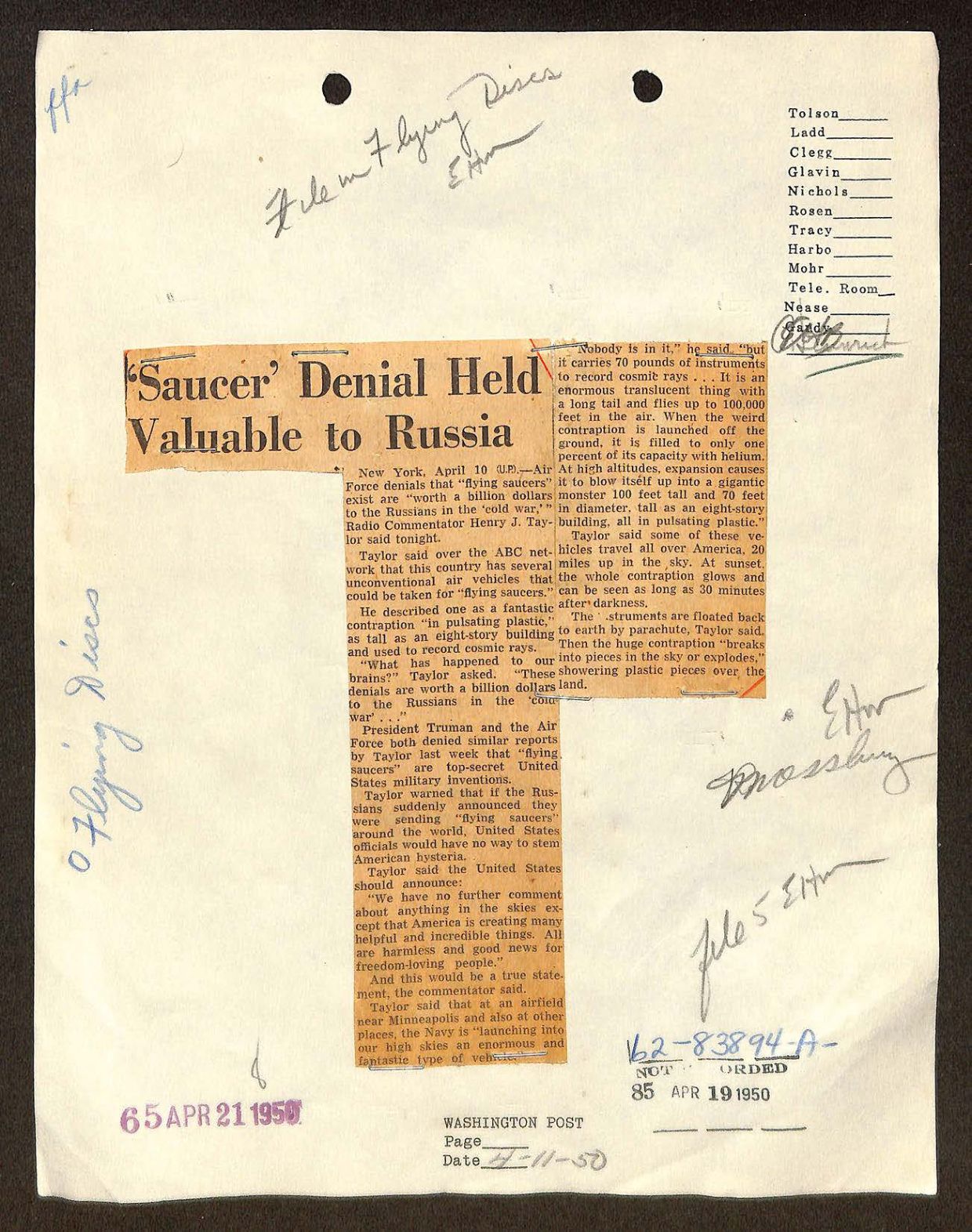 65 HS1-834228961 62-HQ-83894 SUB A — page 78
