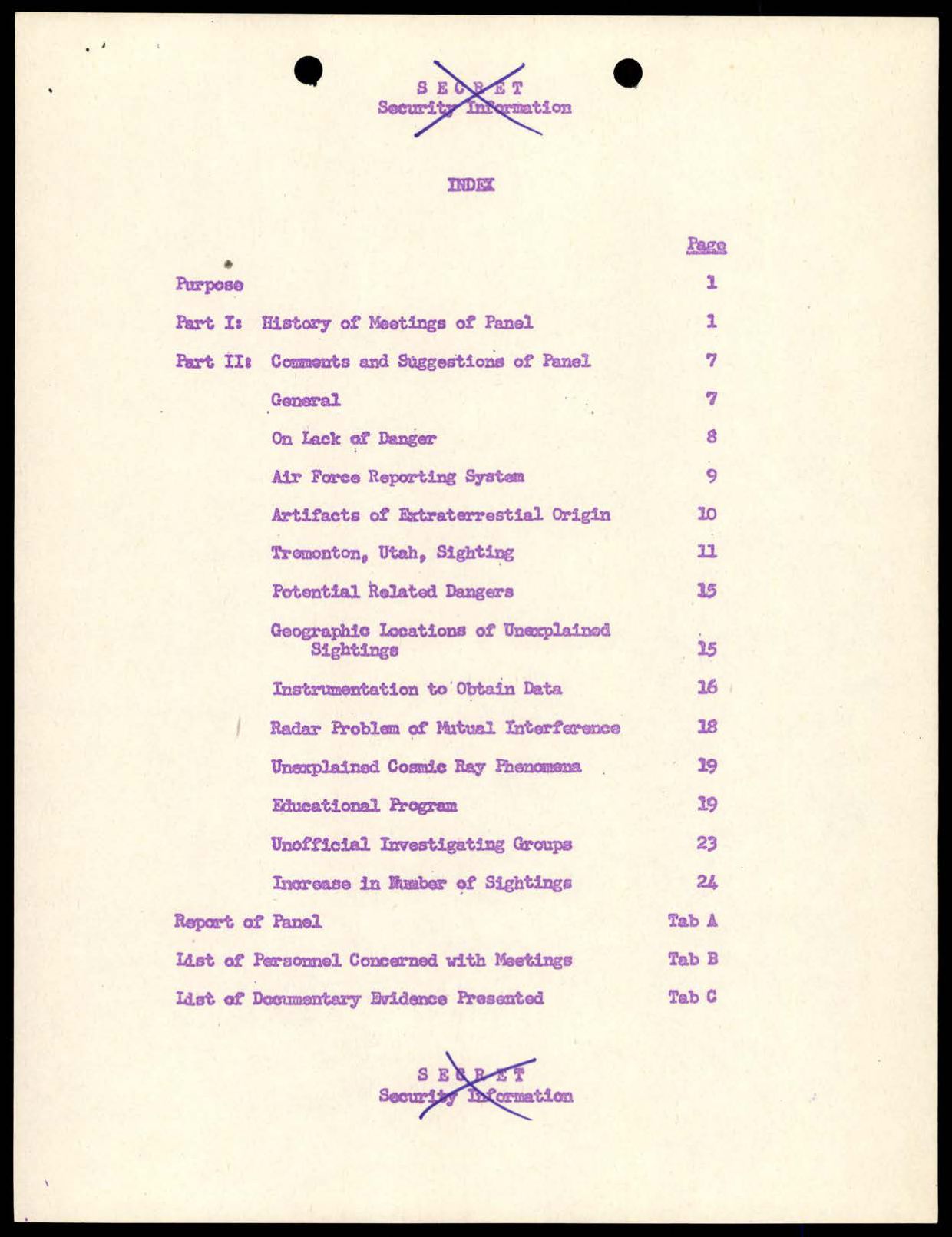 CIA-UAP-002 Scientific-Advisory-Panel-on-Unidentified-Flying-Objects Report 1952-1953 — page 16
