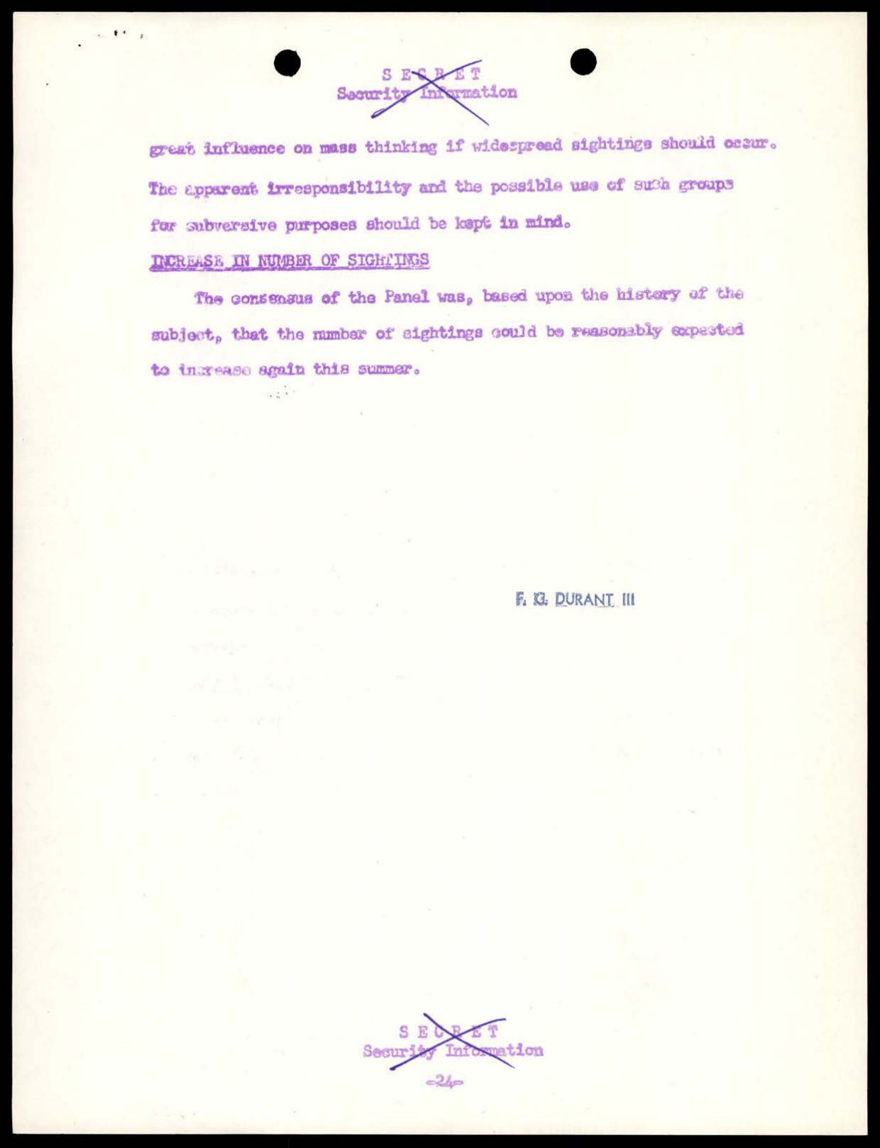 CIA-UAP-002 Scientific-Advisory-Panel-on-Unidentified-Flying-Objects Report 1952-1953 — page 34