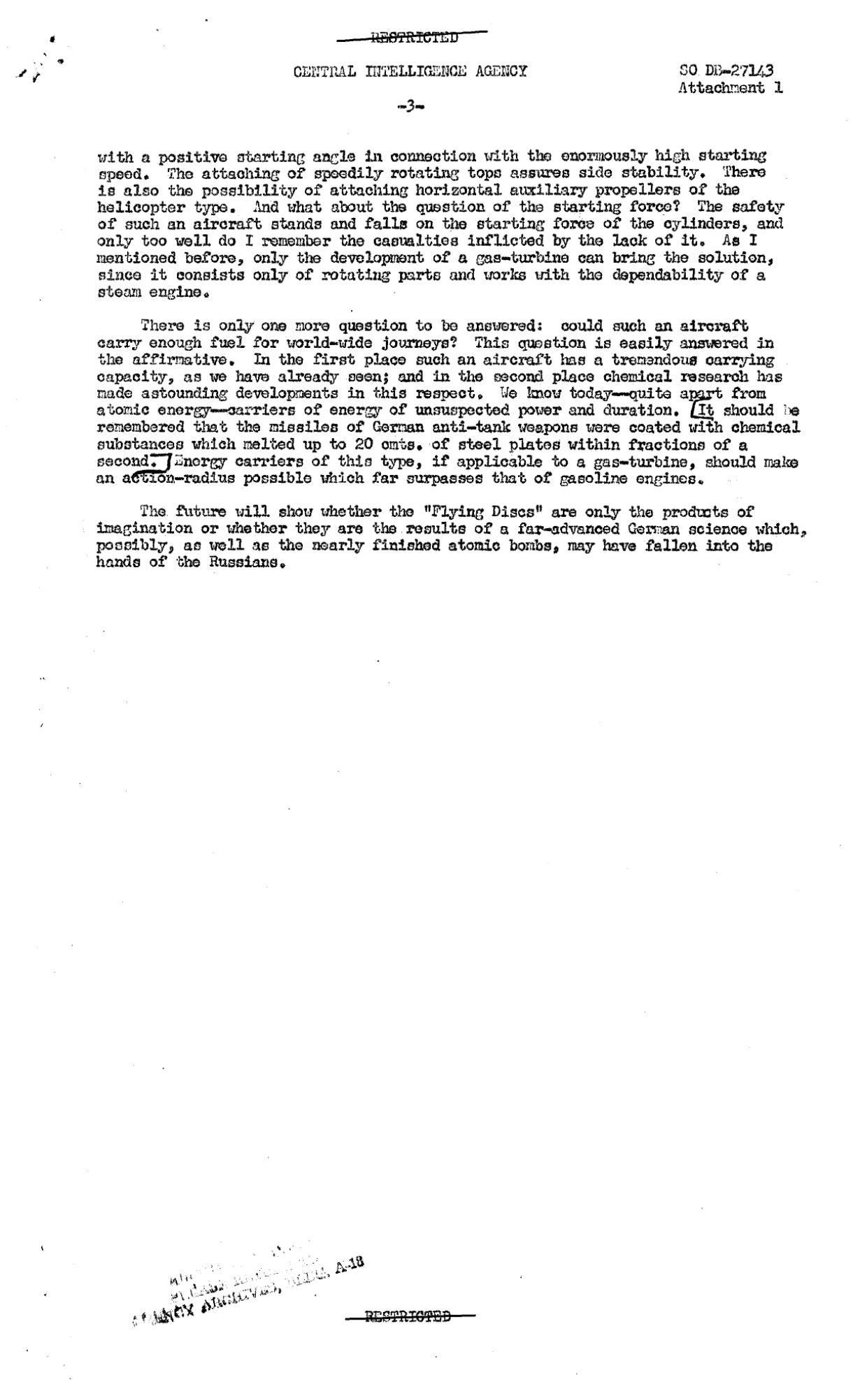 CIA-UAP-005-GERMAN SCIENTISTS ARTICLE ON FLYING DISCS — page 4