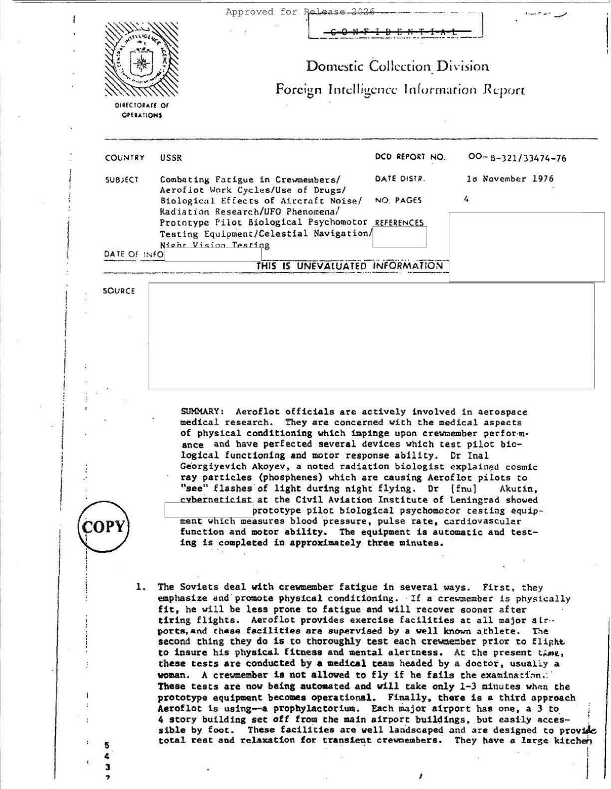 CIA-UAP-012-Combatting Fatigue in Crewmembers — page 1