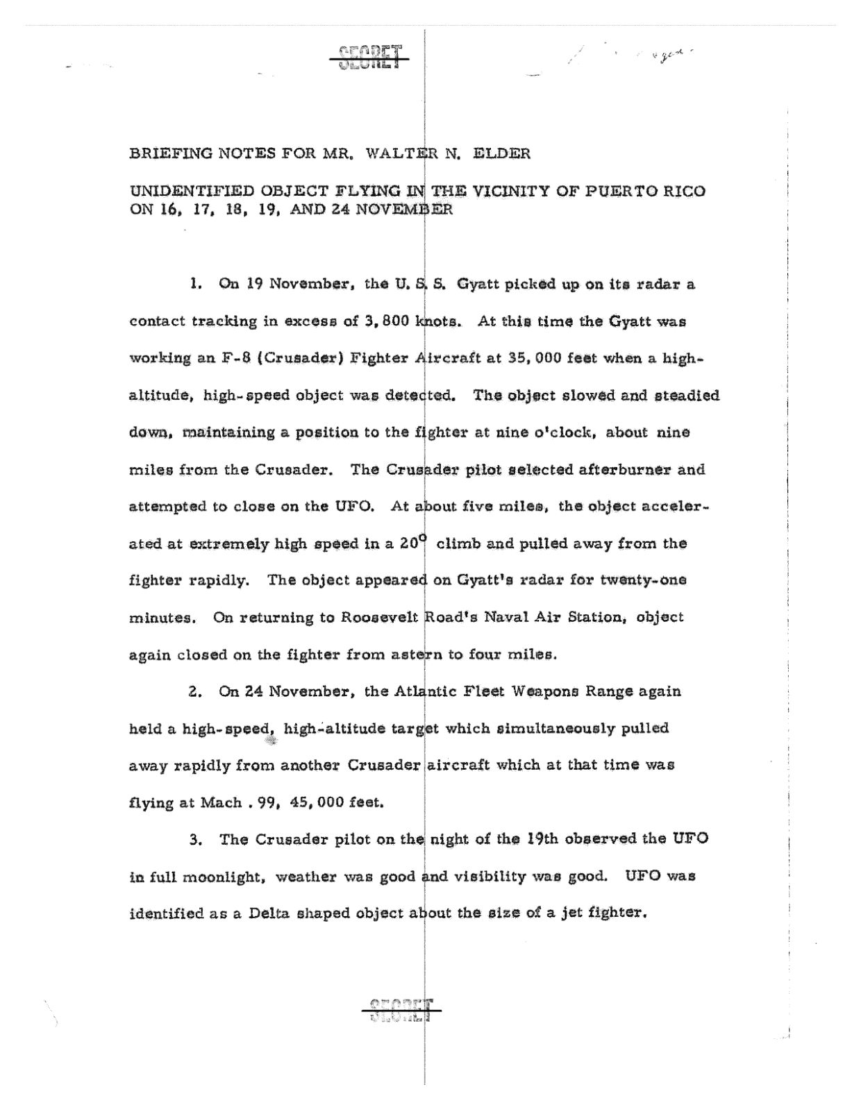 CIA-UAP-D023 Briefing-Notes-for-Mr-Walter-Elder — page 1