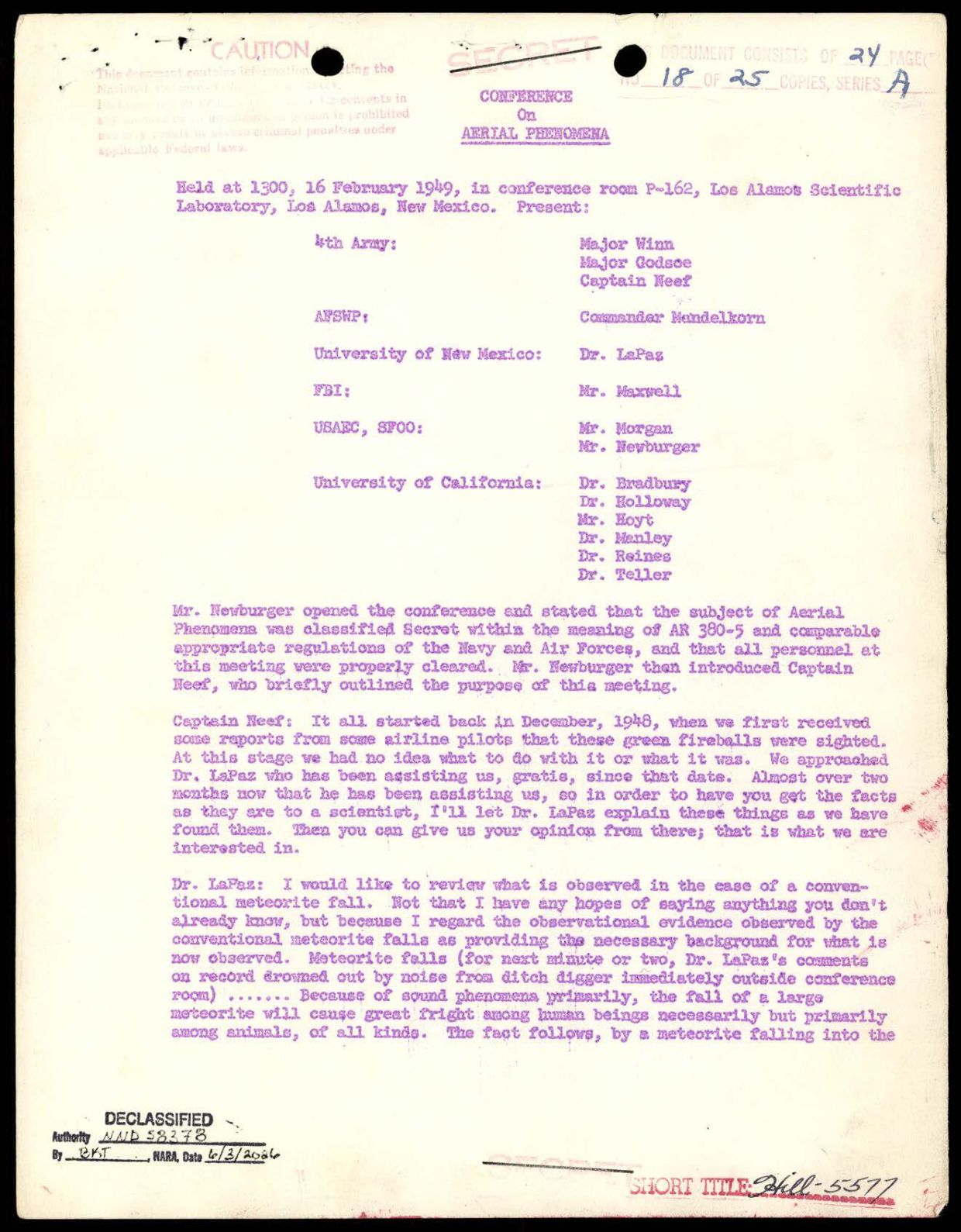DOE-UAP-D004 Los-Alamos-Conference-on-Aerial-Phenomena 1949 — page 2