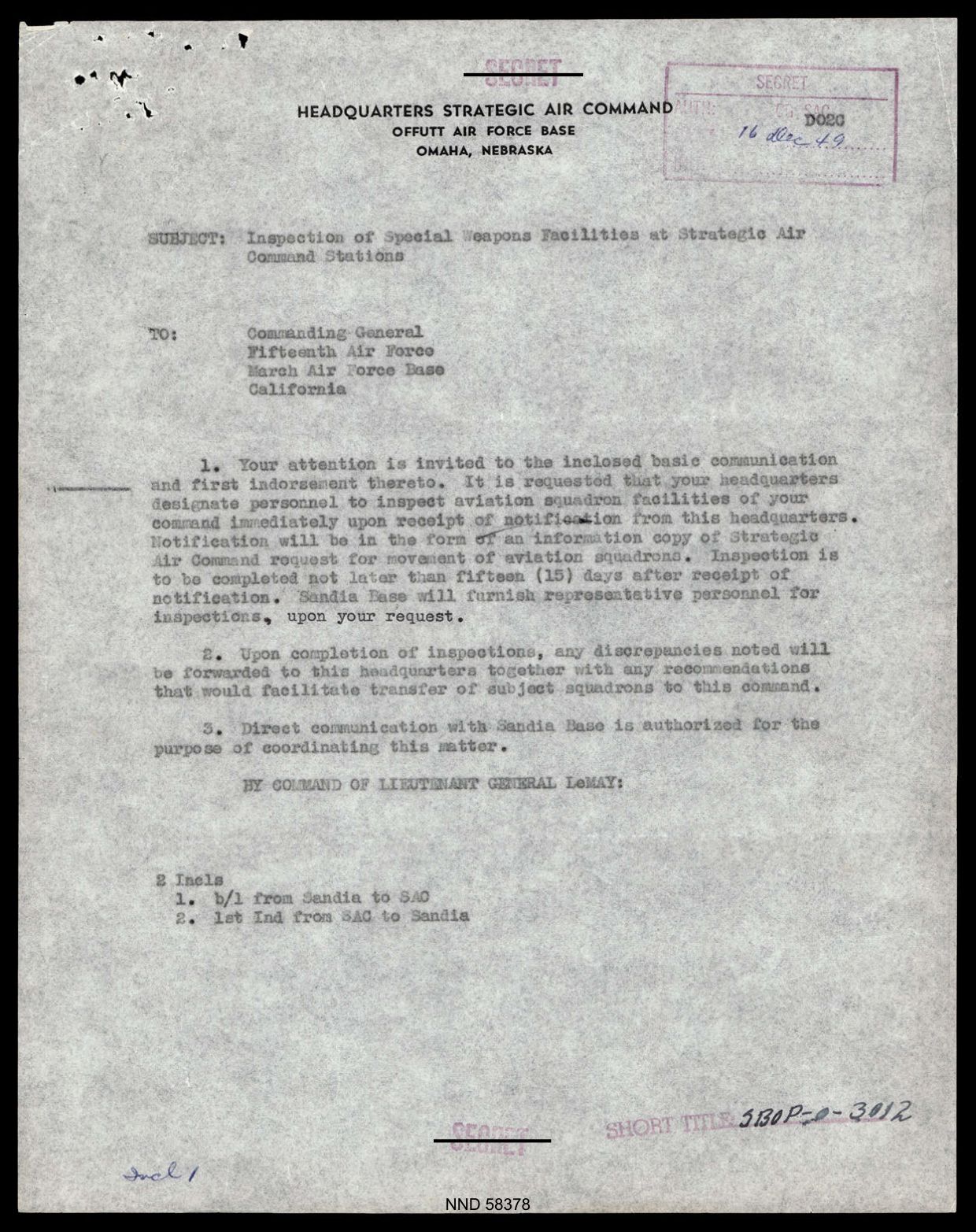 DOW-UAP-D017 General Correspondence Of Sandia — page 19