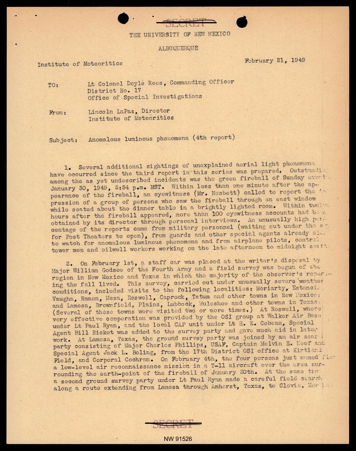 DOW-UAP-D017 General Correspondence Of Sandia — page 81