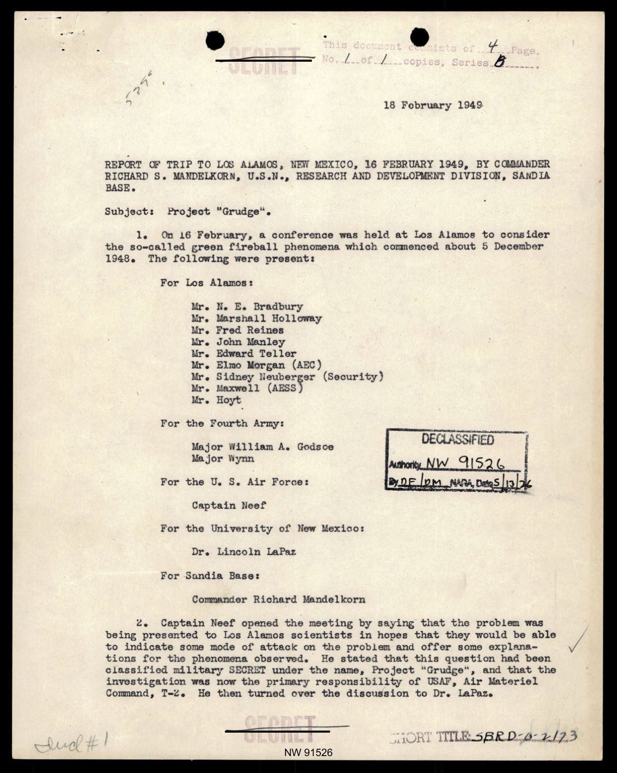 DOW-UAP-D017 General Correspondence Of Sandia — page 90