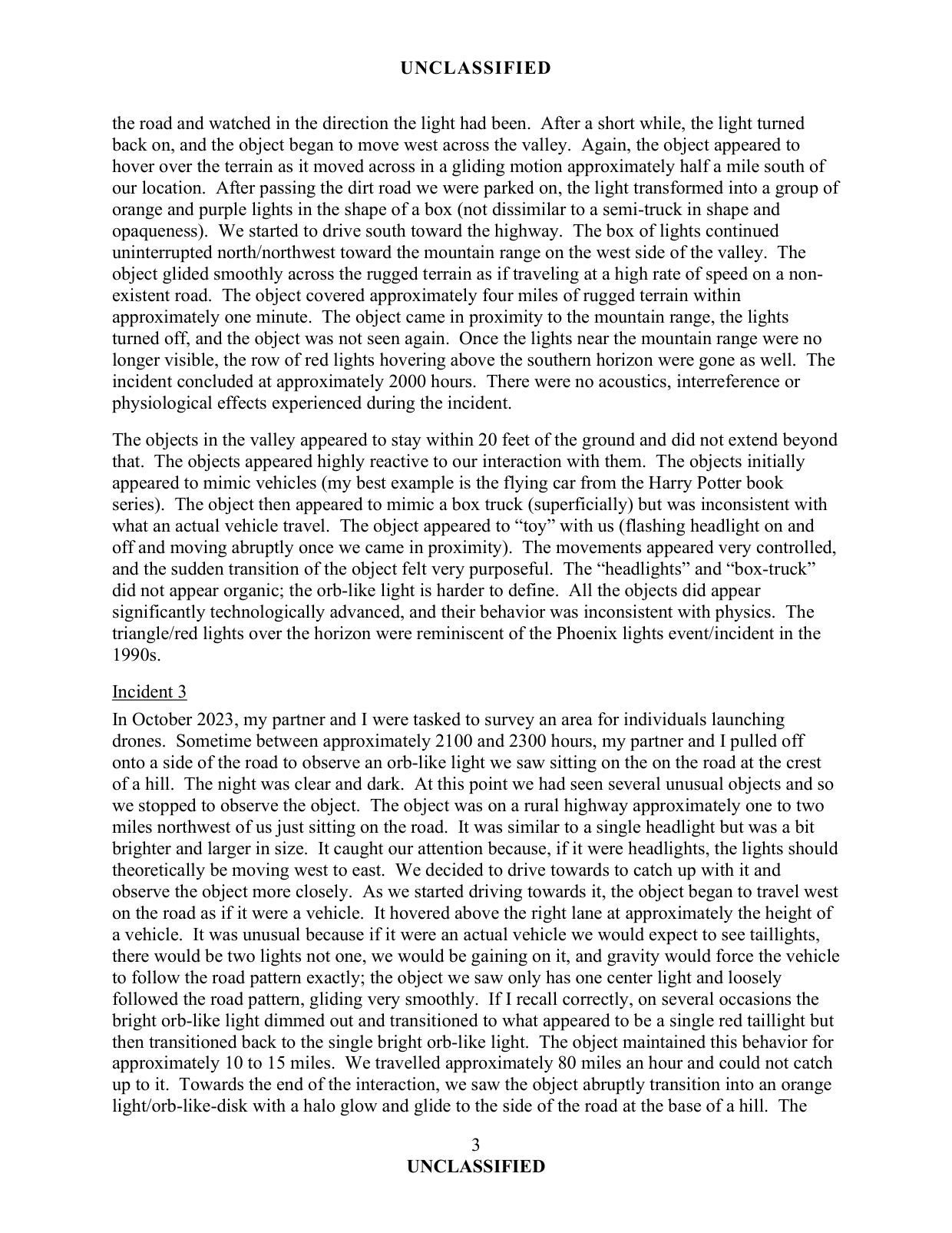 DoW-UAP-D080 Narrative-2 Western-US-Event — page 3