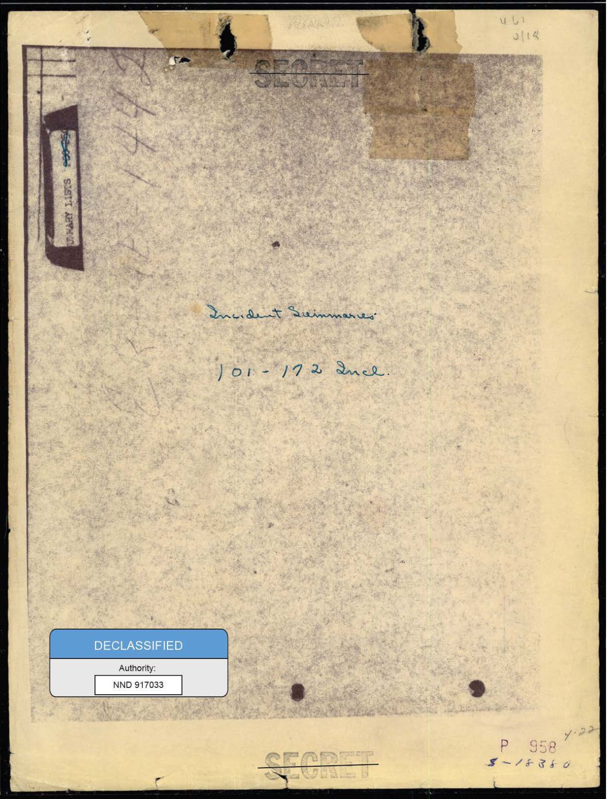 DOW-UAP-D088 US-AirForce Analysis-of-Flying-Objects-in-the-US 101-172 — page 1
