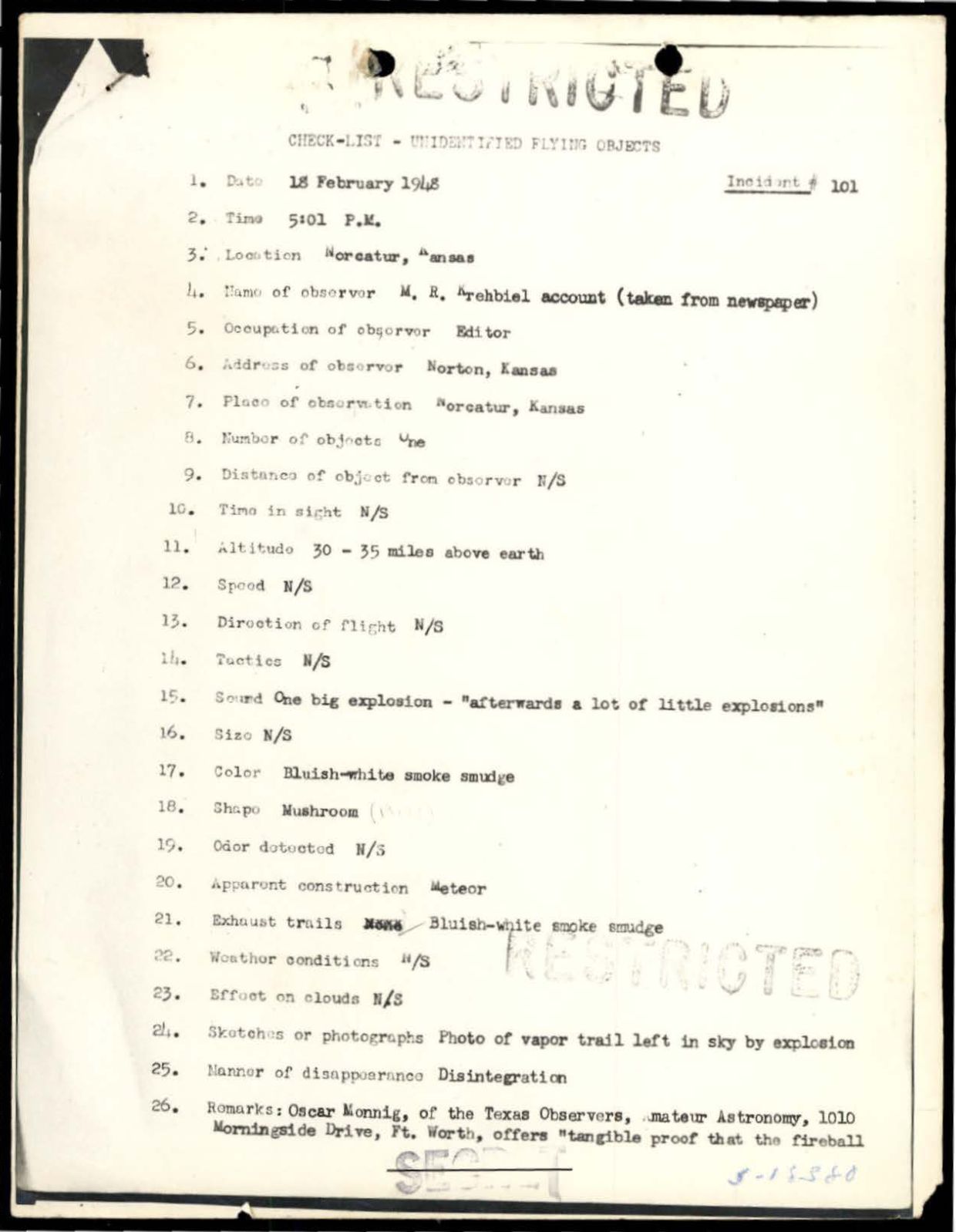 DOW-UAP-D088 US-AirForce Analysis-of-Flying-Objects-in-the-US 101-172 — page 2