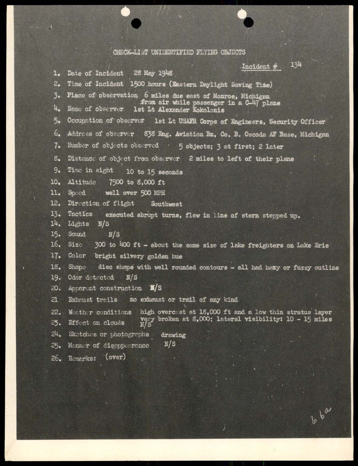 DOW-UAP-D088 US-AirForce Analysis-of-Flying-Objects-in-the-US 101-172 — page 101