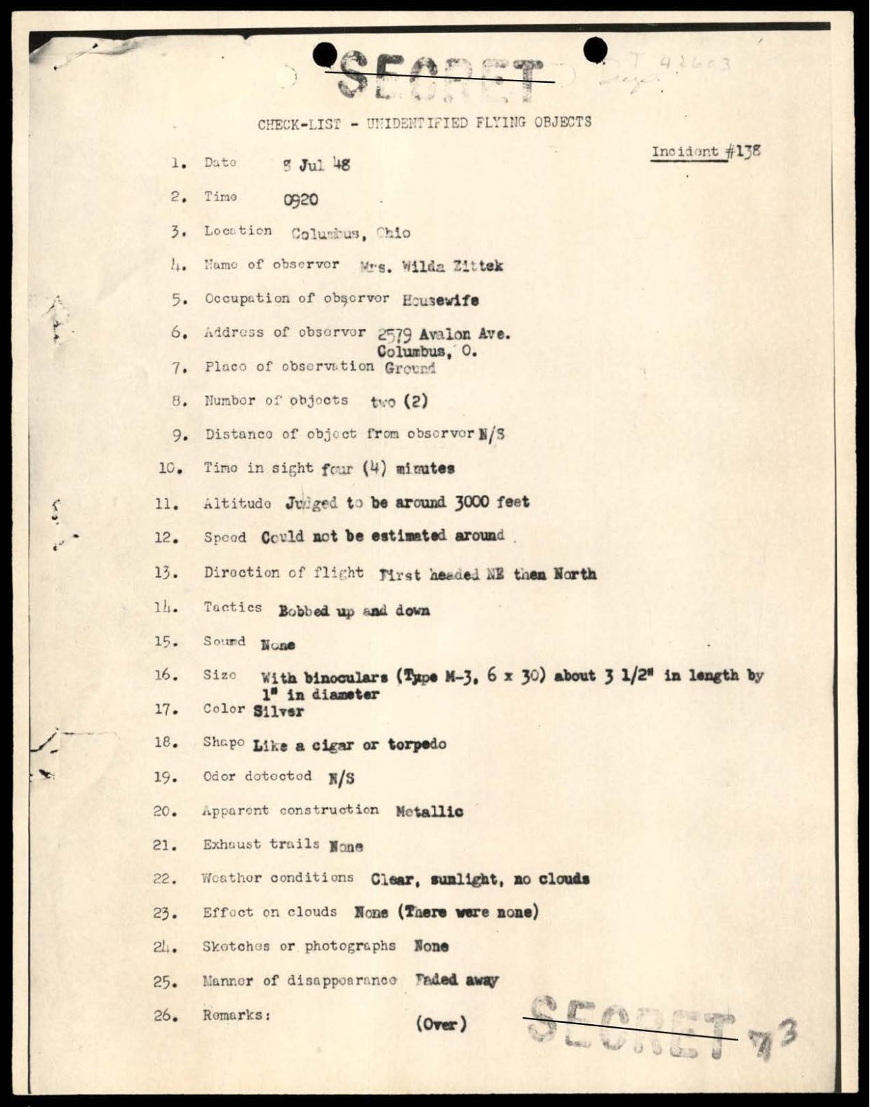 DOW-UAP-D088 US-AirForce Analysis-of-Flying-Objects-in-the-US 101-172 — page 114