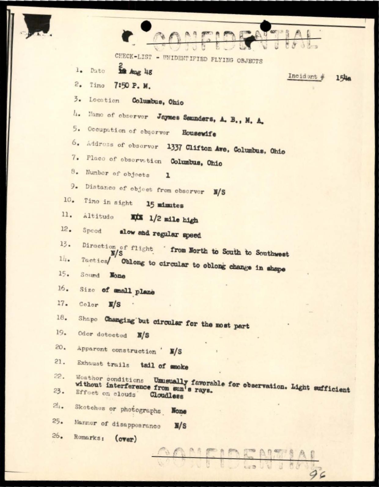 DOW-UAP-D088 US-AirForce Analysis-of-Flying-Objects-in-the-US 101-172 — page 160