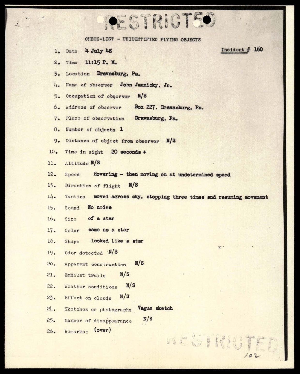 DOW-UAP-D088 US-AirForce Analysis-of-Flying-Objects-in-the-US 101-172 — page 172