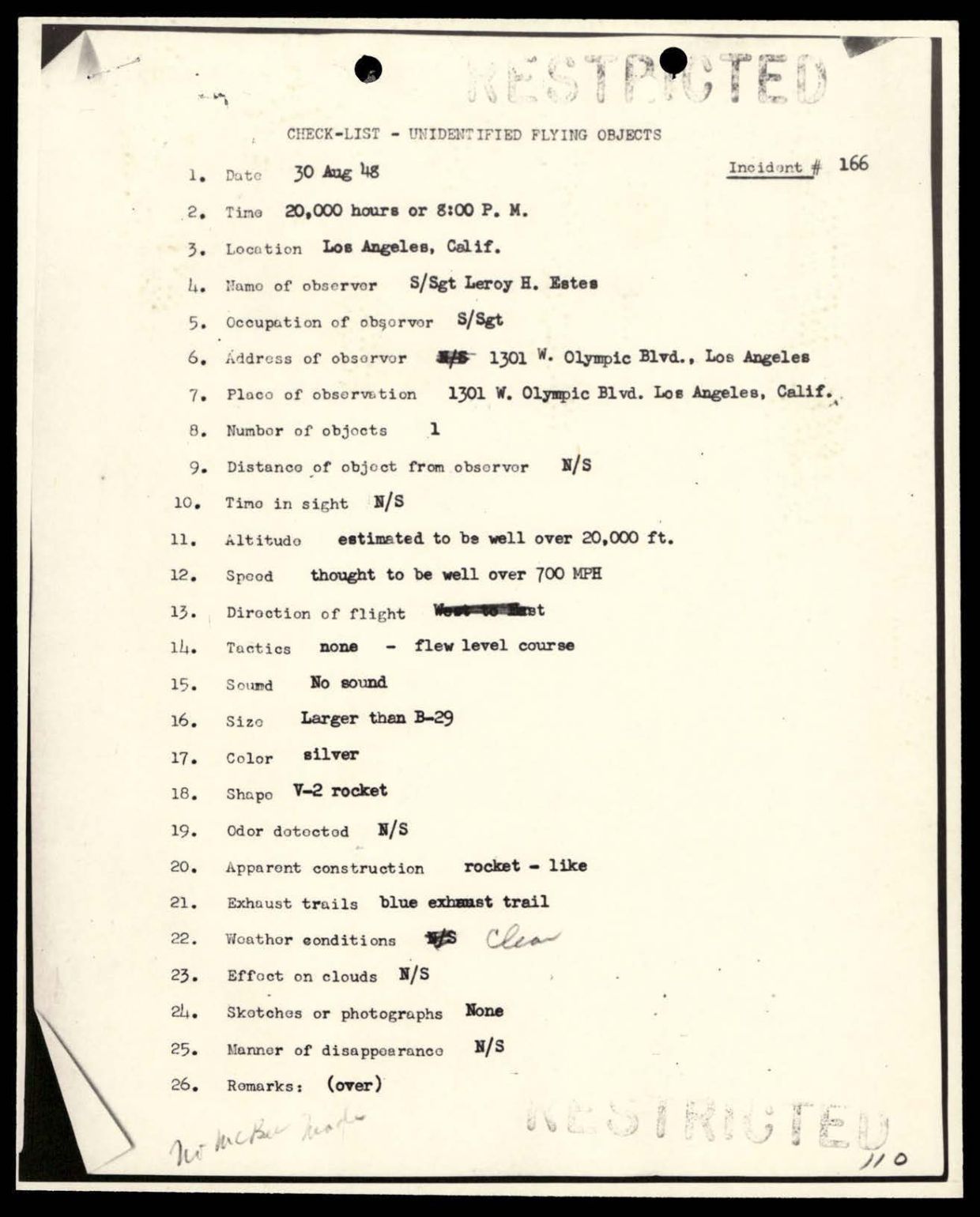 DOW-UAP-D088 US-AirForce Analysis-of-Flying-Objects-in-the-US 101-172 — page 192