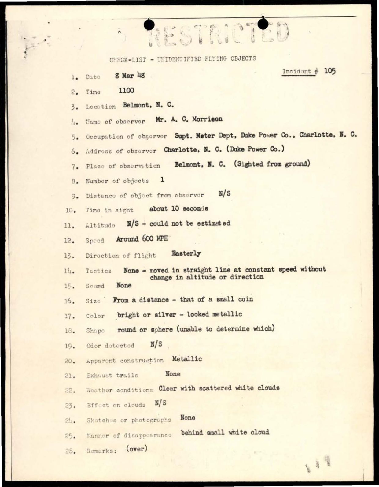 DOW-UAP-D088 US-AirForce Analysis-of-Flying-Objects-in-the-US 101-172 — page 20