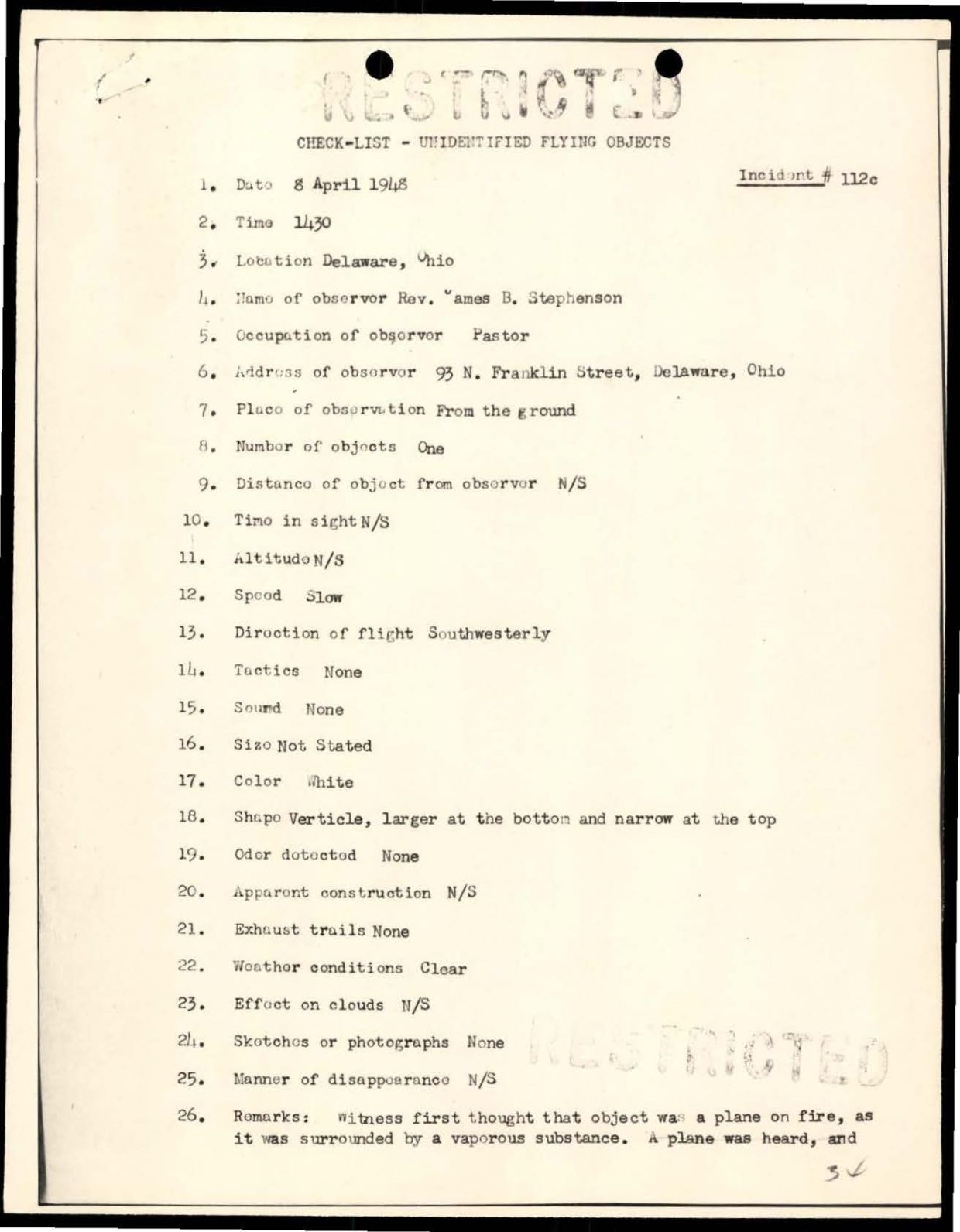 DOW-UAP-D088 US-AirForce Analysis-of-Flying-Objects-in-the-US 101-172 — page 42
