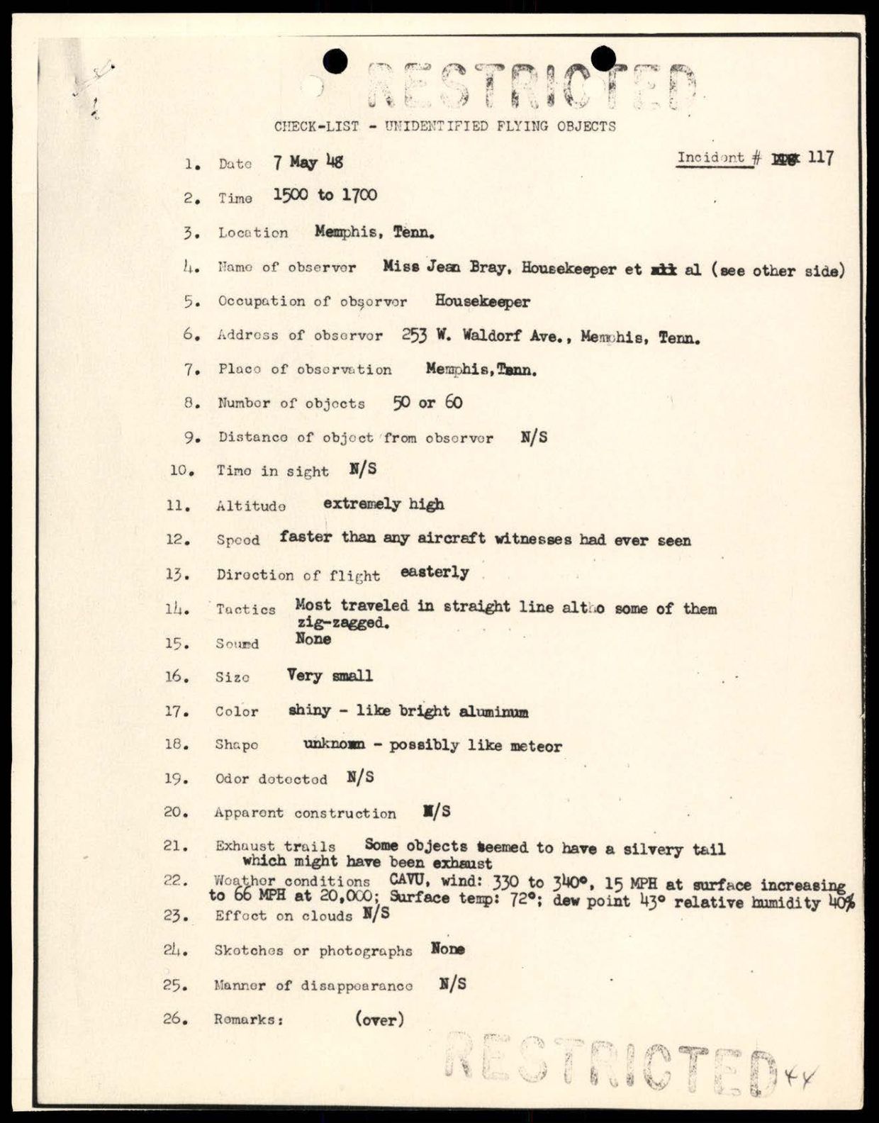 DOW-UAP-D088 US-AirForce Analysis-of-Flying-Objects-in-the-US 101-172 — page 60