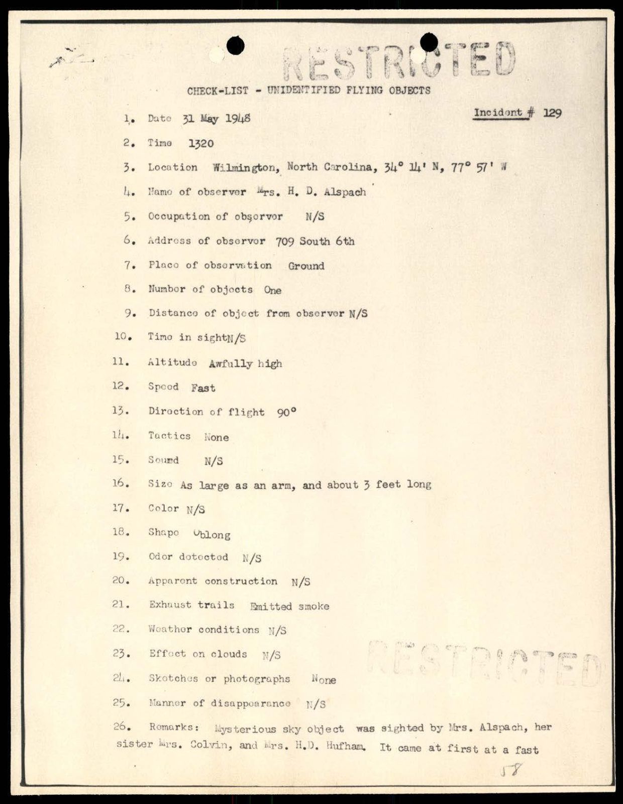 DOW-UAP-D088 US-AirForce Analysis-of-Flying-Objects-in-the-US 101-172 — page 91