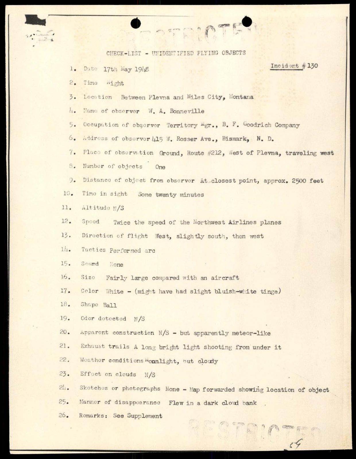 DOW-UAP-D088 US-AirForce Analysis-of-Flying-Objects-in-the-US 101-172 — page 93