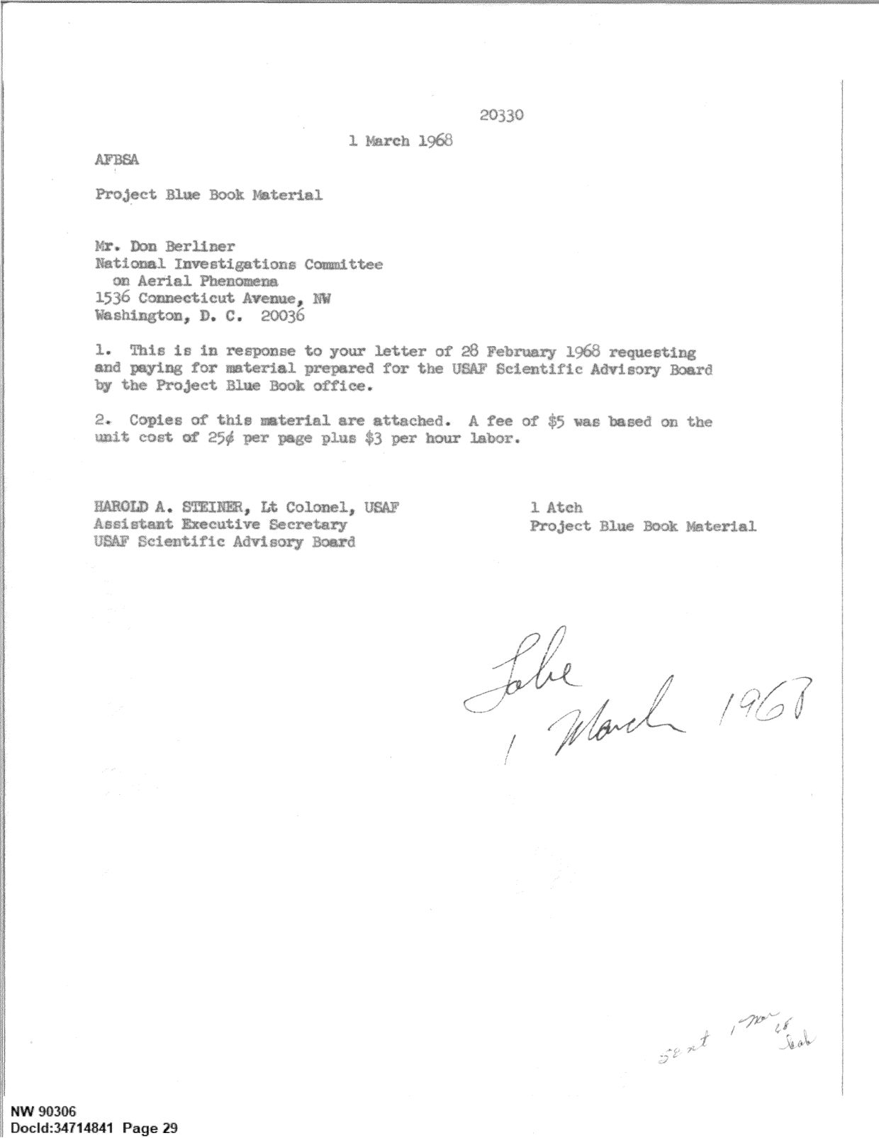 DOW-UAP-D092 DAF-Committee-to-Review-Project-Bluebook 1966-1967 — page 29