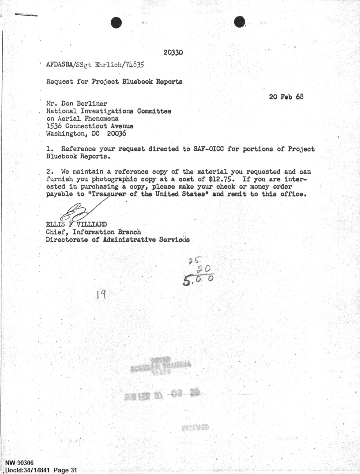 DOW-UAP-D092 DAF-Committee-to-Review-Project-Bluebook 1966-1967 — page 31