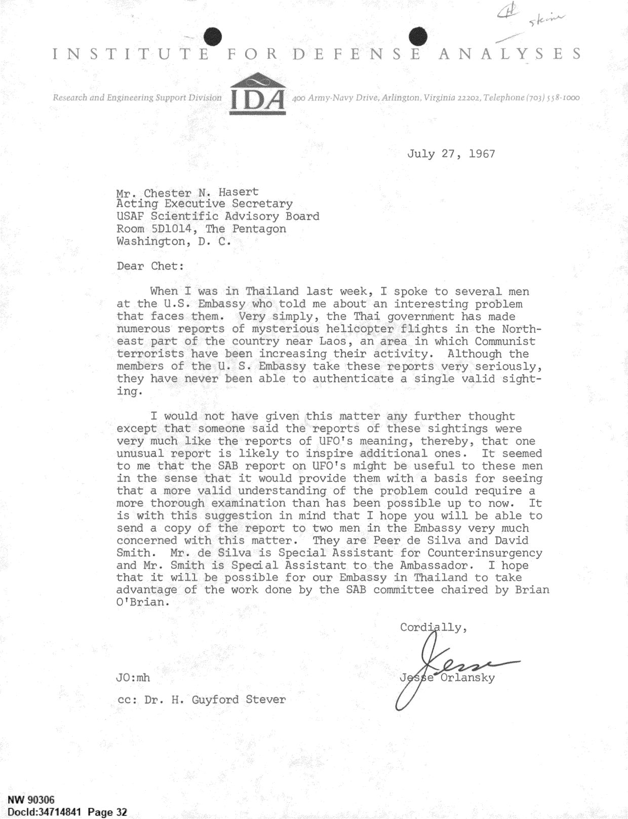 DOW-UAP-D092 DAF-Committee-to-Review-Project-Bluebook 1966-1967 — page 32