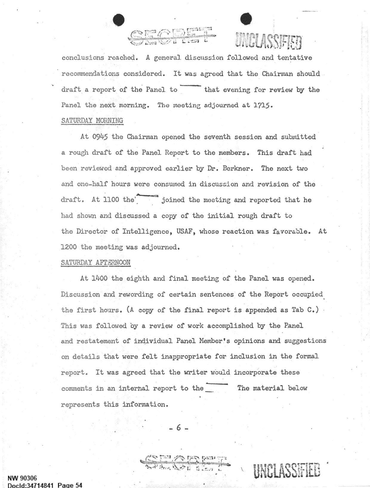 DOW-UAP-D092 DAF-Committee-to-Review-Project-Bluebook 1966-1967 — page 54