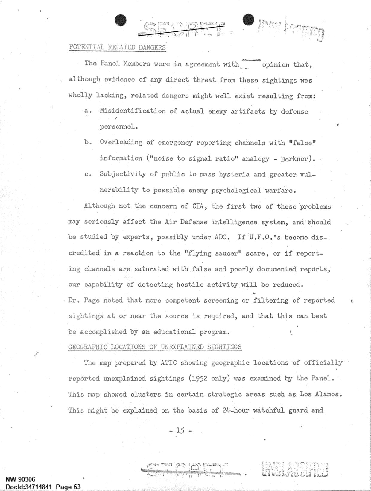 DOW-UAP-D092 DAF-Committee-to-Review-Project-Bluebook 1966-1967 — page 63