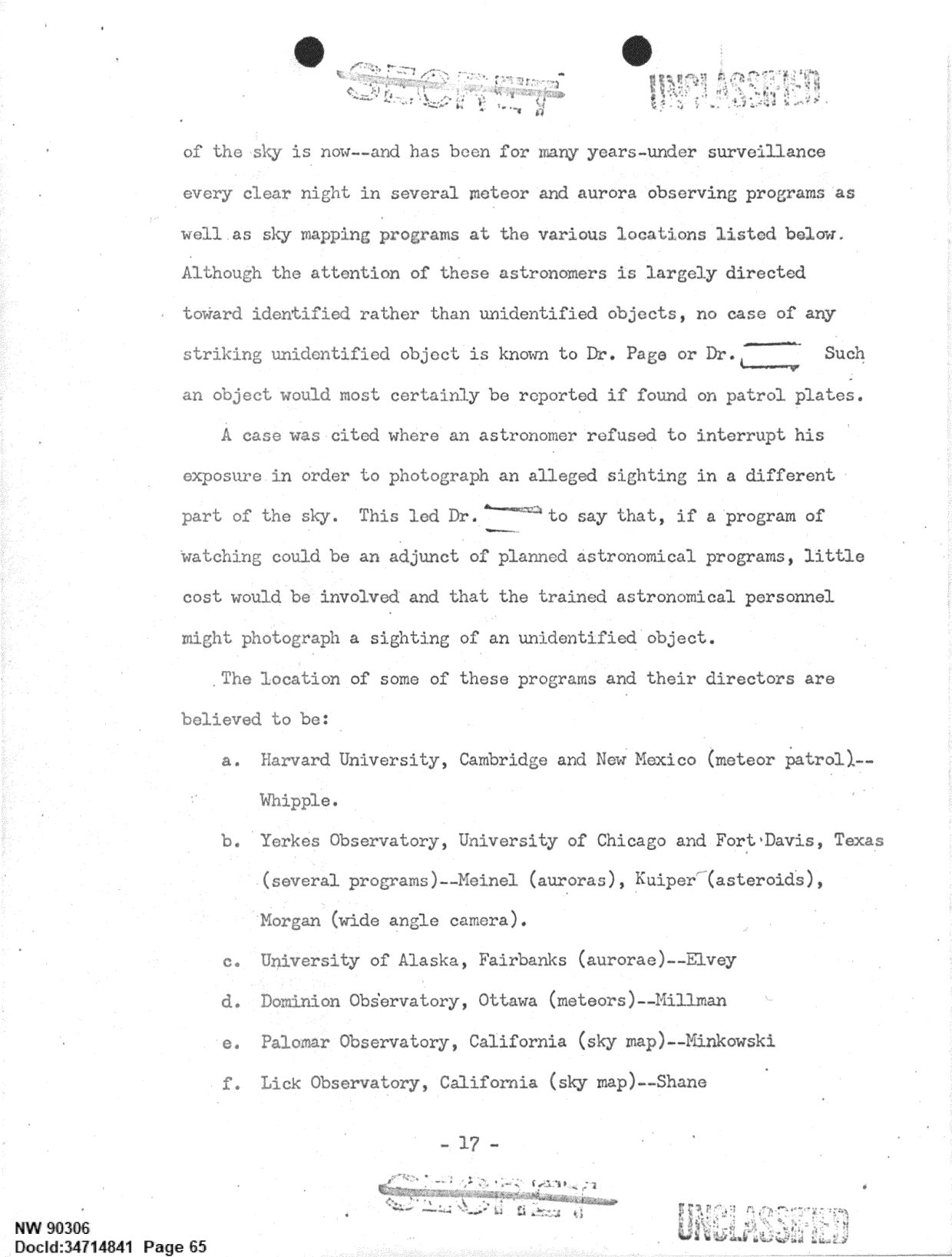 DOW-UAP-D092 DAF-Committee-to-Review-Project-Bluebook 1966-1967 — page 65