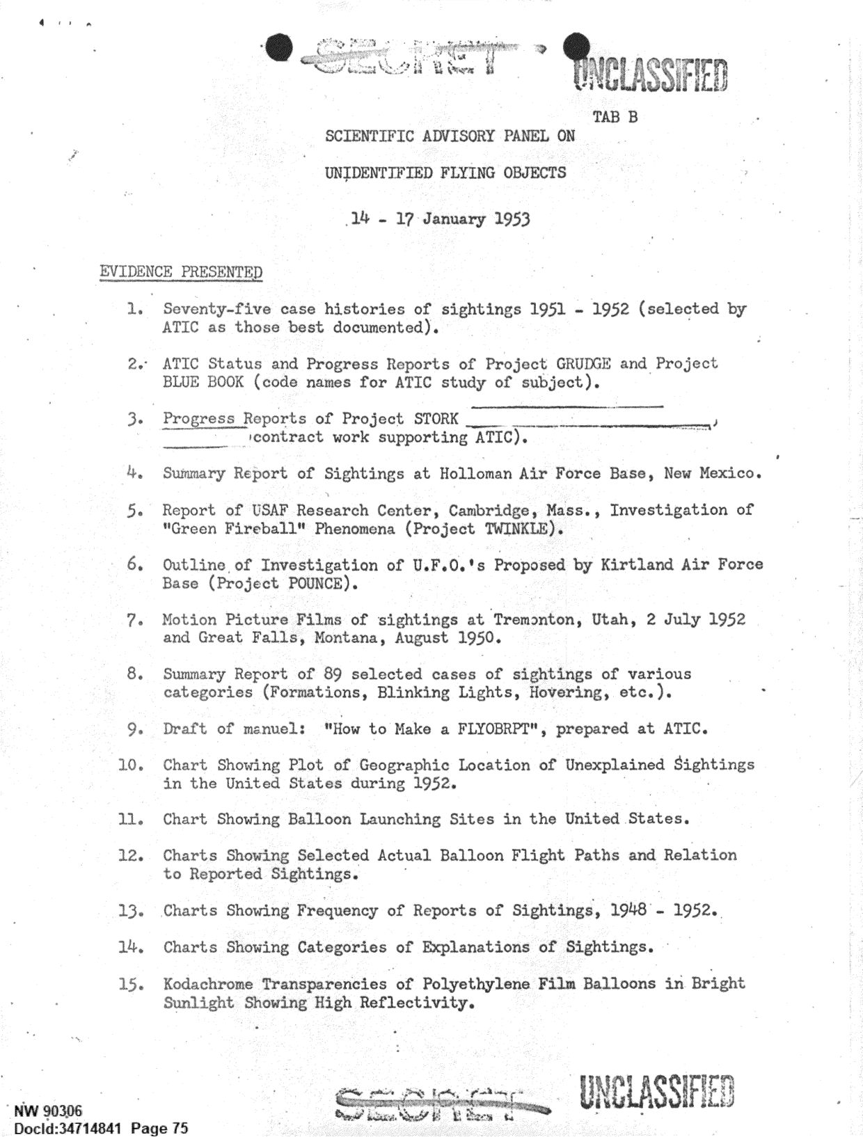 DOW-UAP-D092 DAF-Committee-to-Review-Project-Bluebook 1966-1967 — page 75